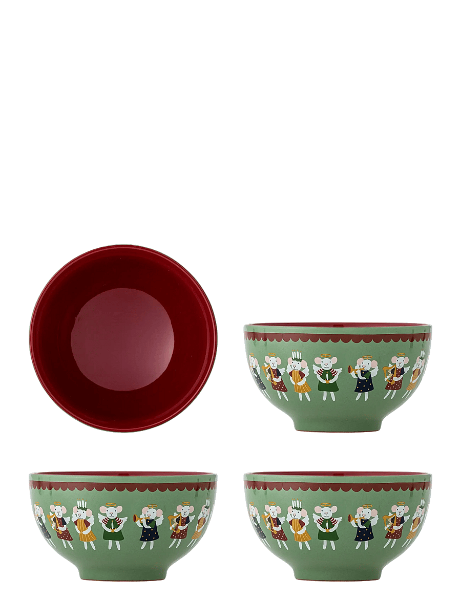 Bloomingville - Peo Bowl - weihnachtsdekoration - green - 1