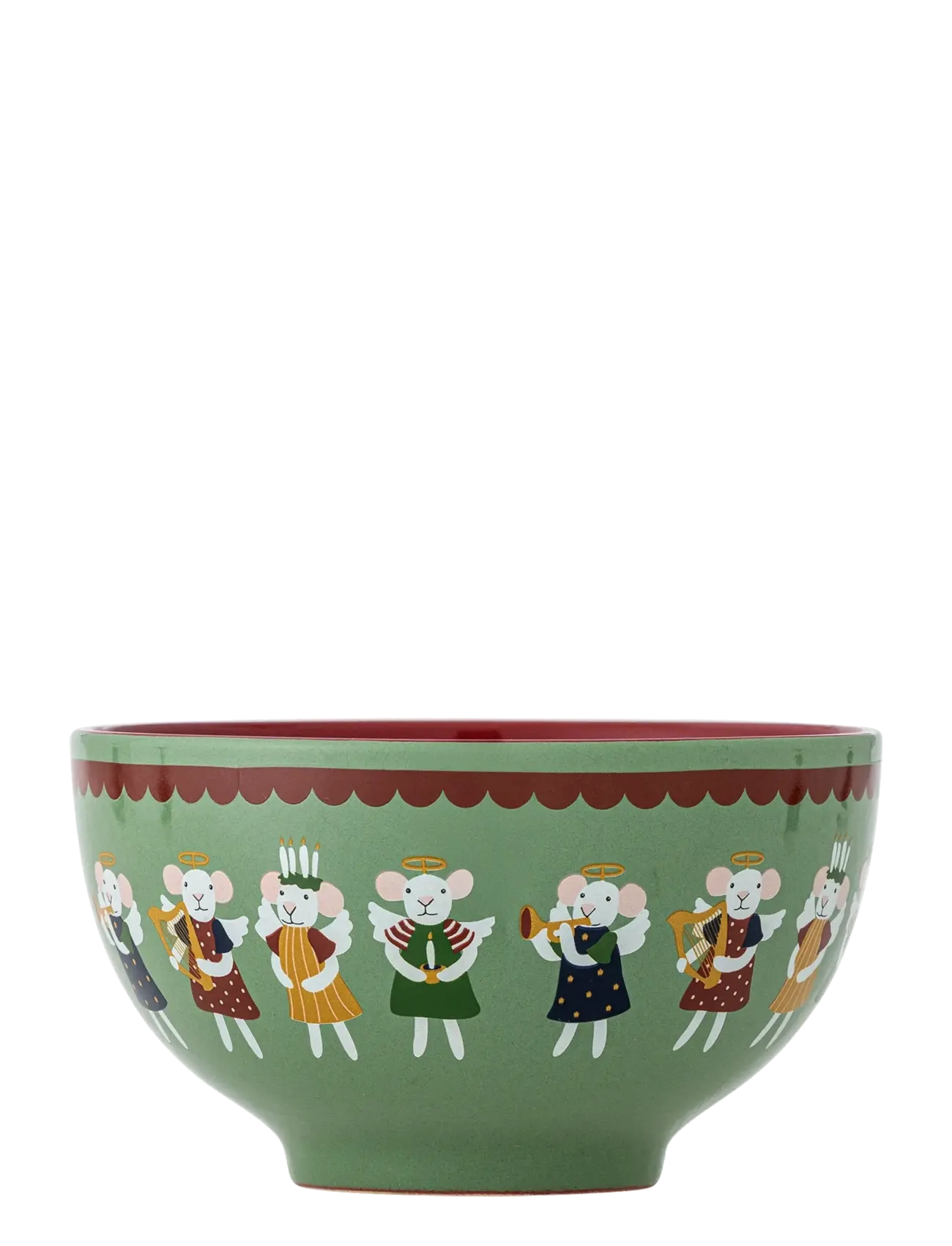 Bloomingville - Peo Bowl - weihnachtsdekoration - green - 3