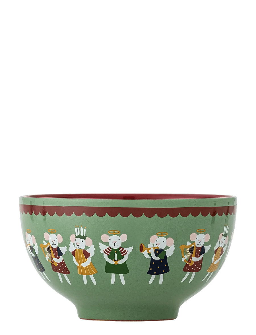 Bloomingville - Peo Bowl - weihnachtsdekoration - green - 3