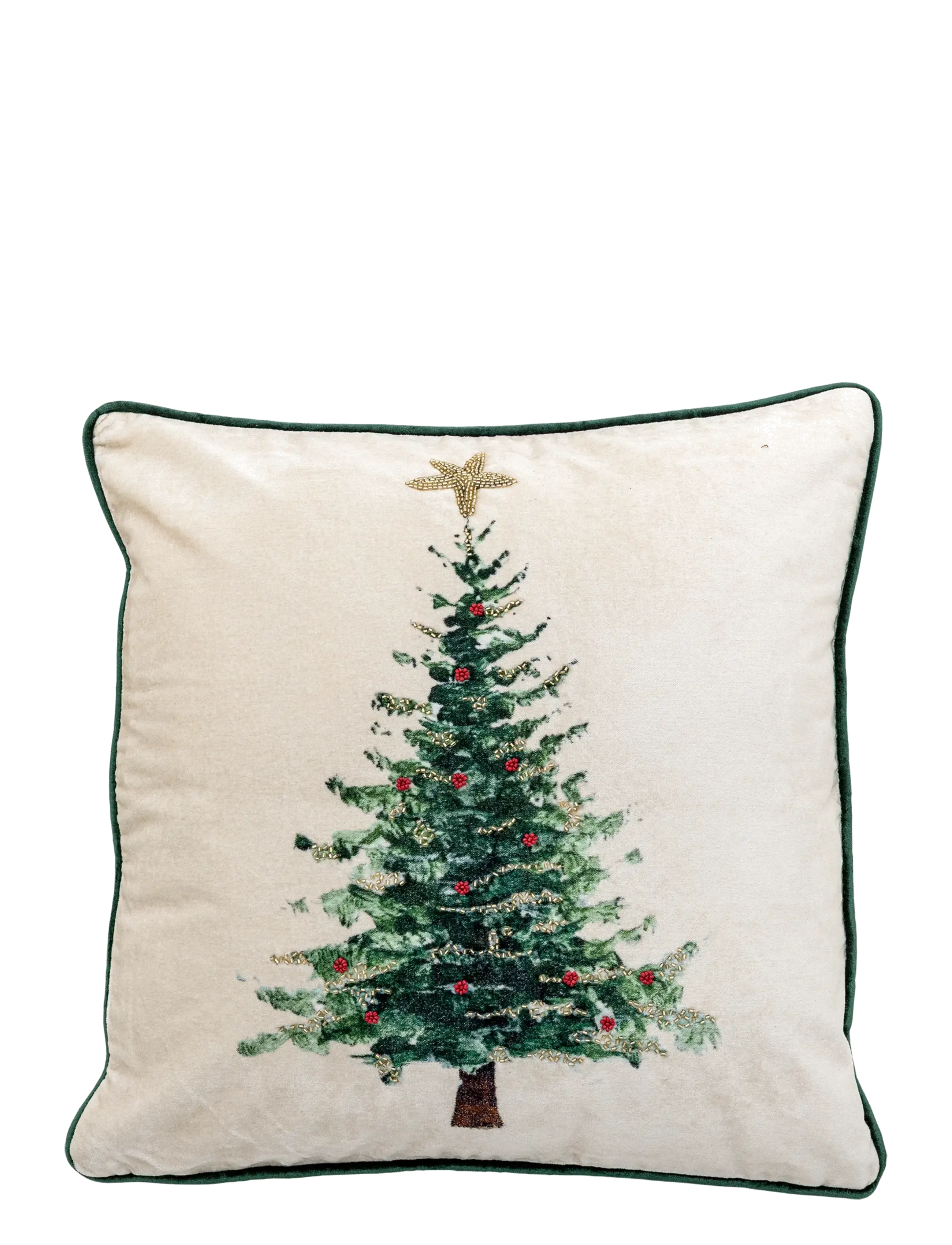 Bloomingville Evelin Cushion - Einrichtung - WHITE / cream