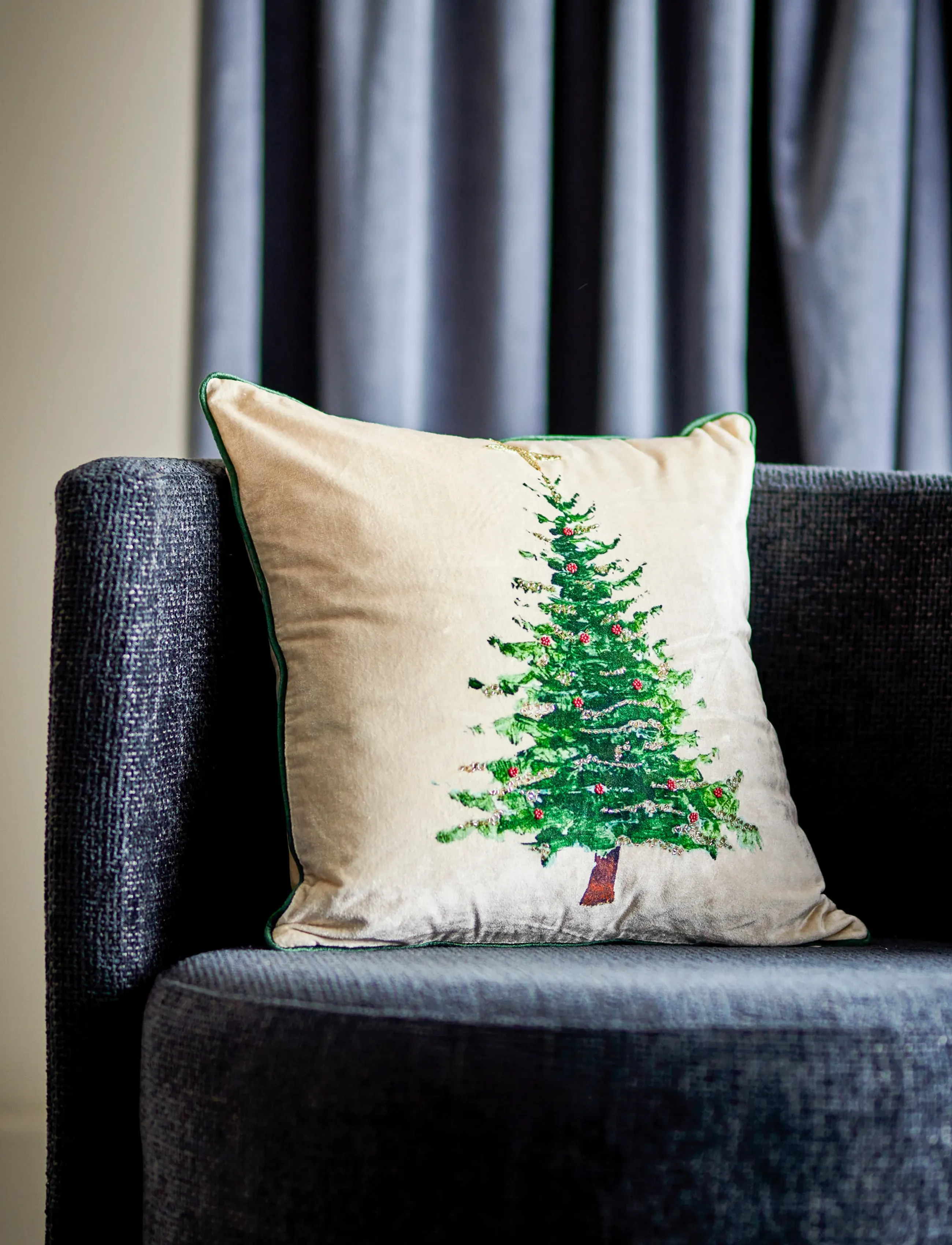 Bloomingville - Evelin Cushion - white - 3