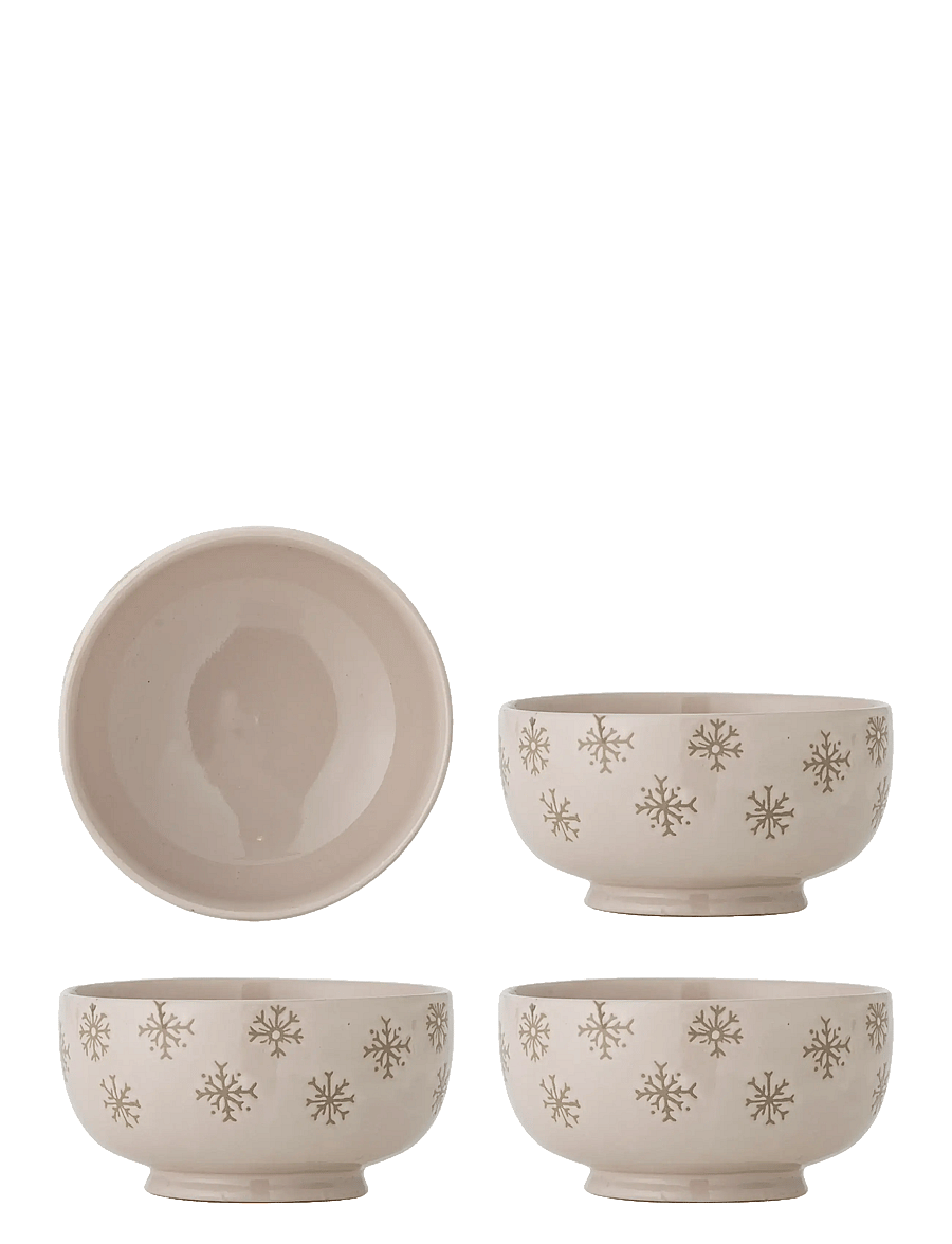 Bloomingville - Snowie Bowl - weihnachtsdekoration - cream - 1