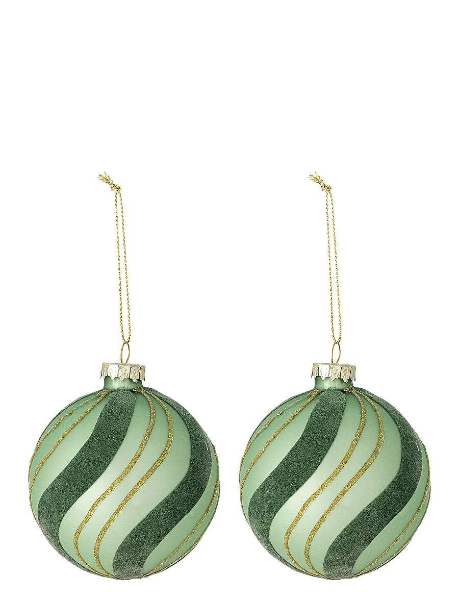 Bloomingville - Sunita Ornament - weihnachtskugeln - green - 1