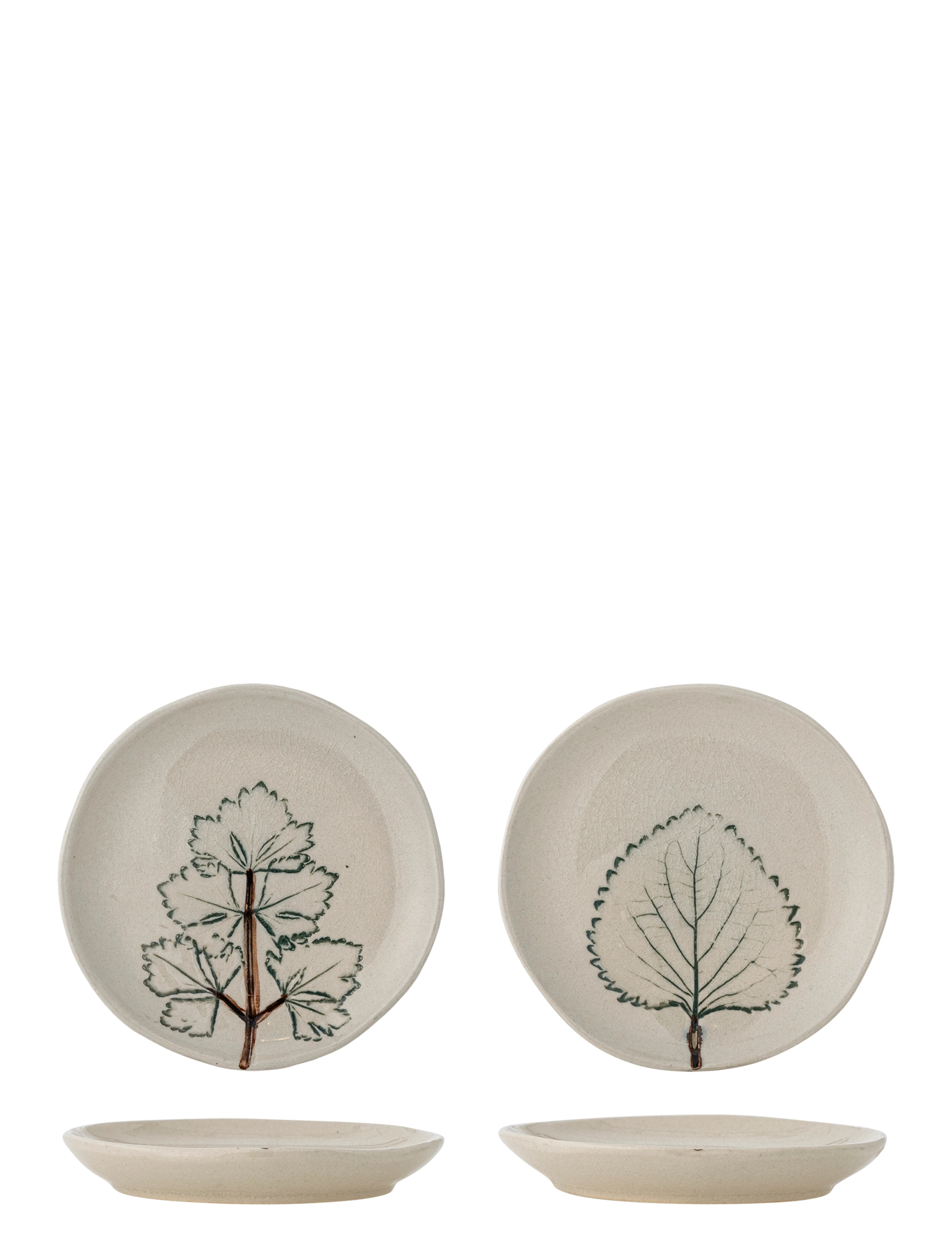 Bloomingville Aubrin Plate - Geschirr - BEIGE / cream
