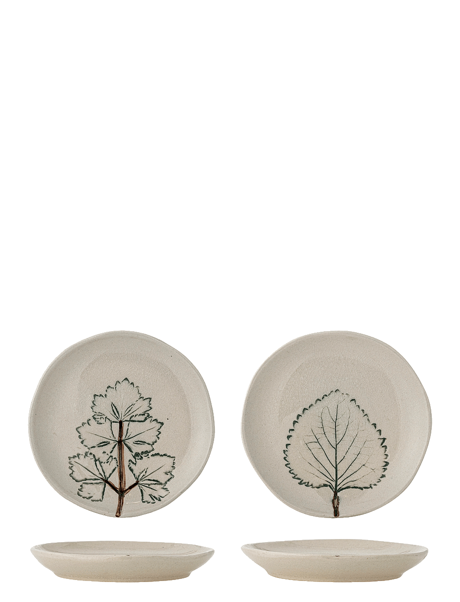 Bloomingville - Aubrin Plate - väikesed taldrikud - beige - 1