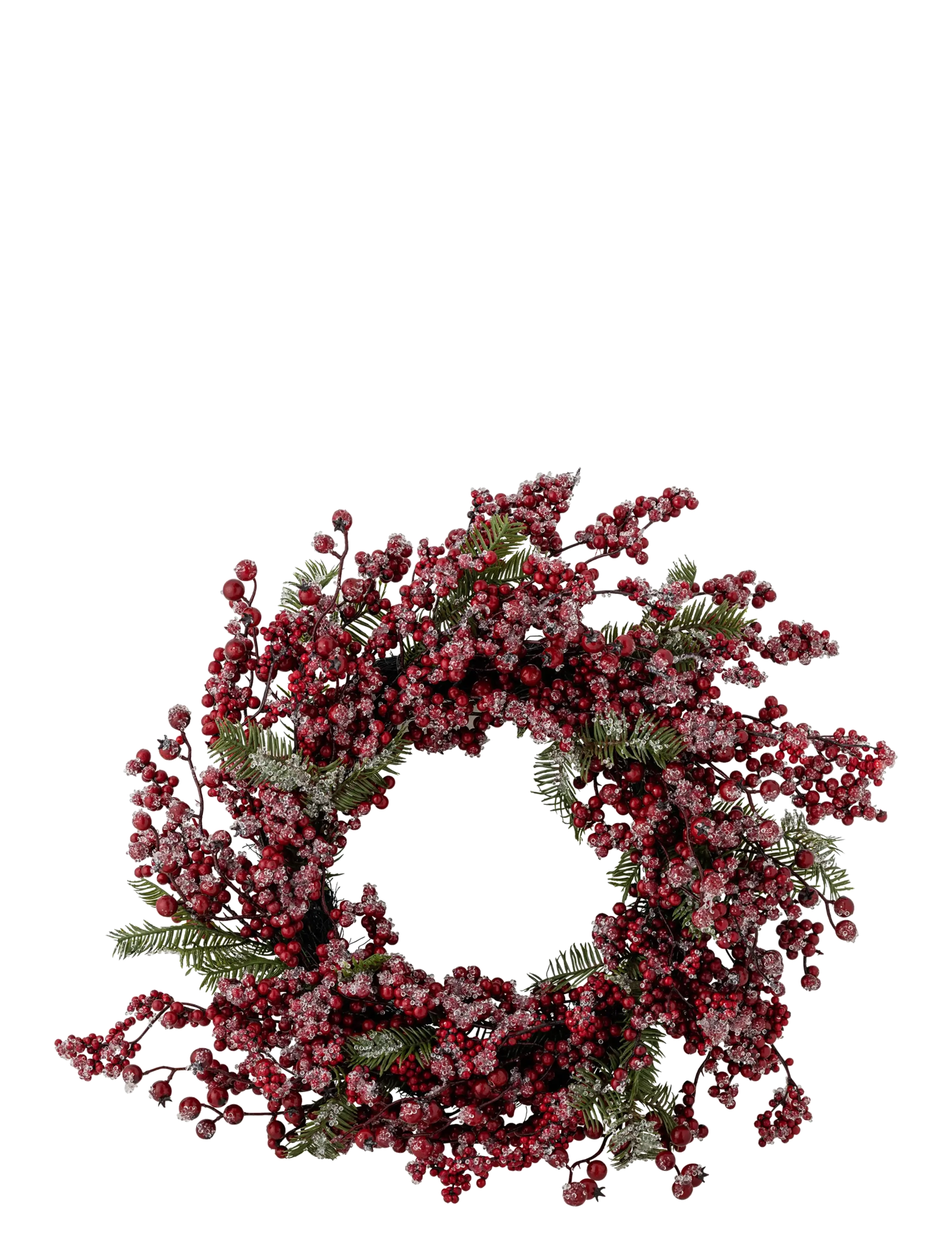 Bloomingville Winter Berry Wreath - Weihnachtsdekoration - RED / red
