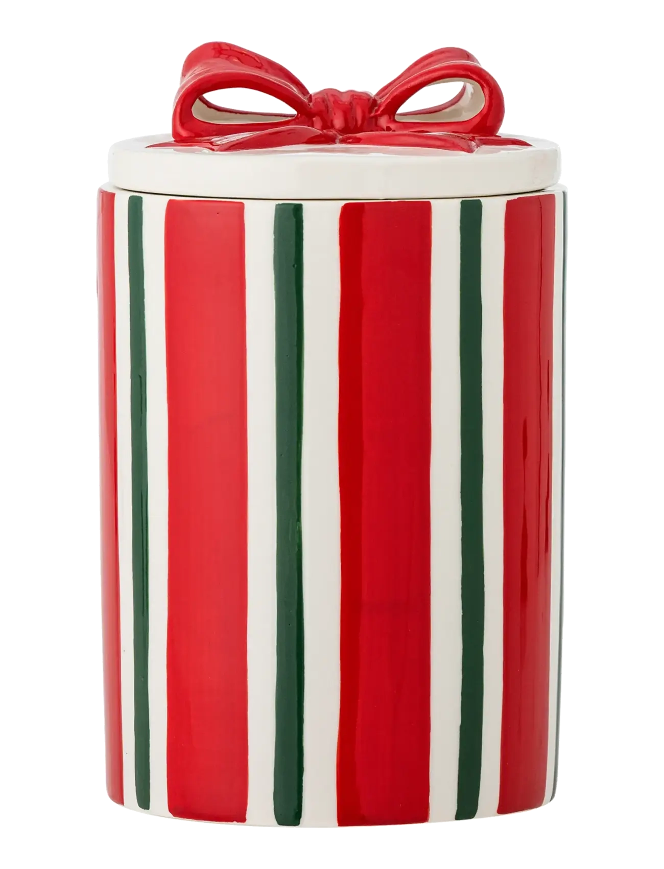 Bloomingville Marnia Jar w/Lid - Christmas - RED / red