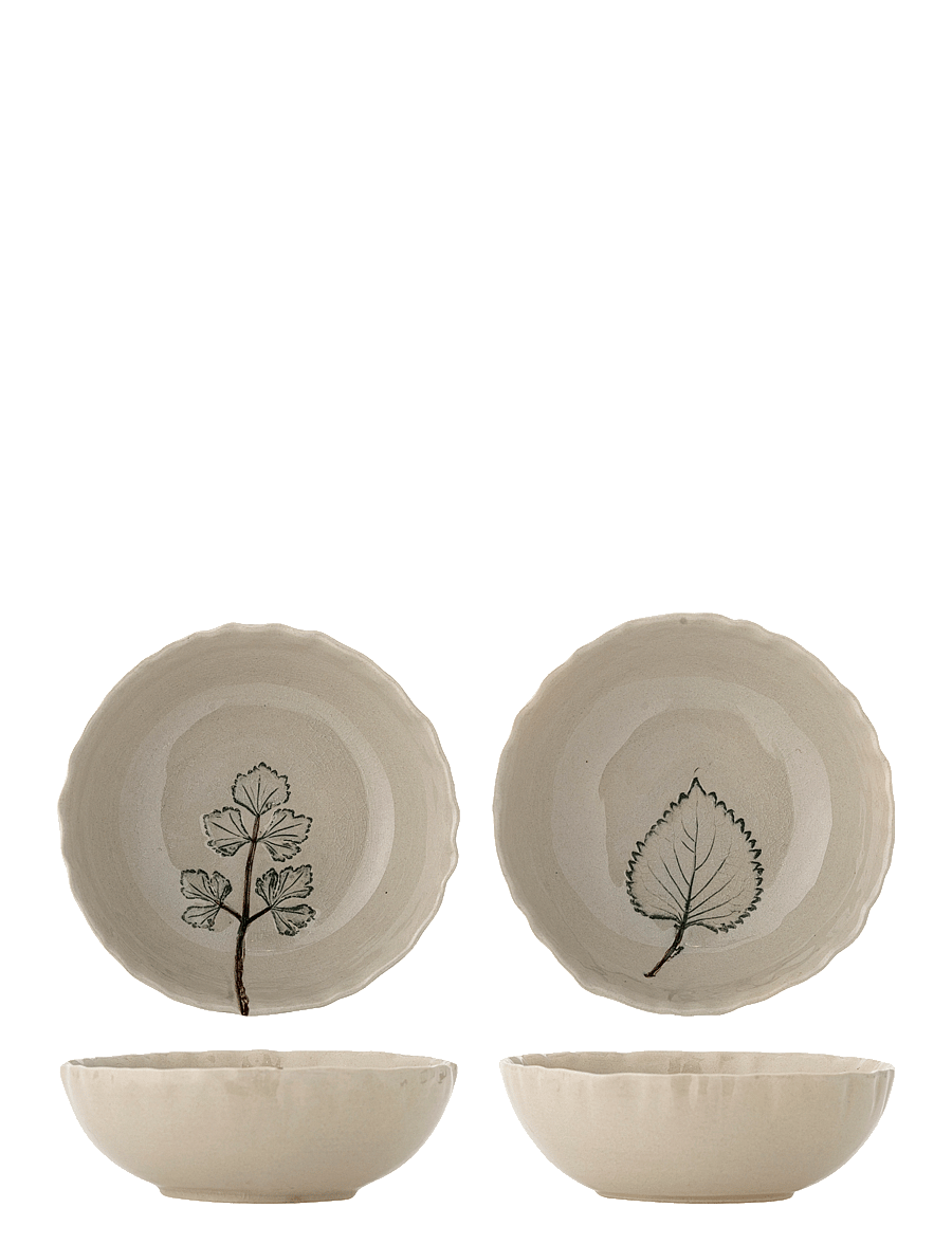Bloomingville - Aubrin Bowl - hommikusöögikausid - beige - 1