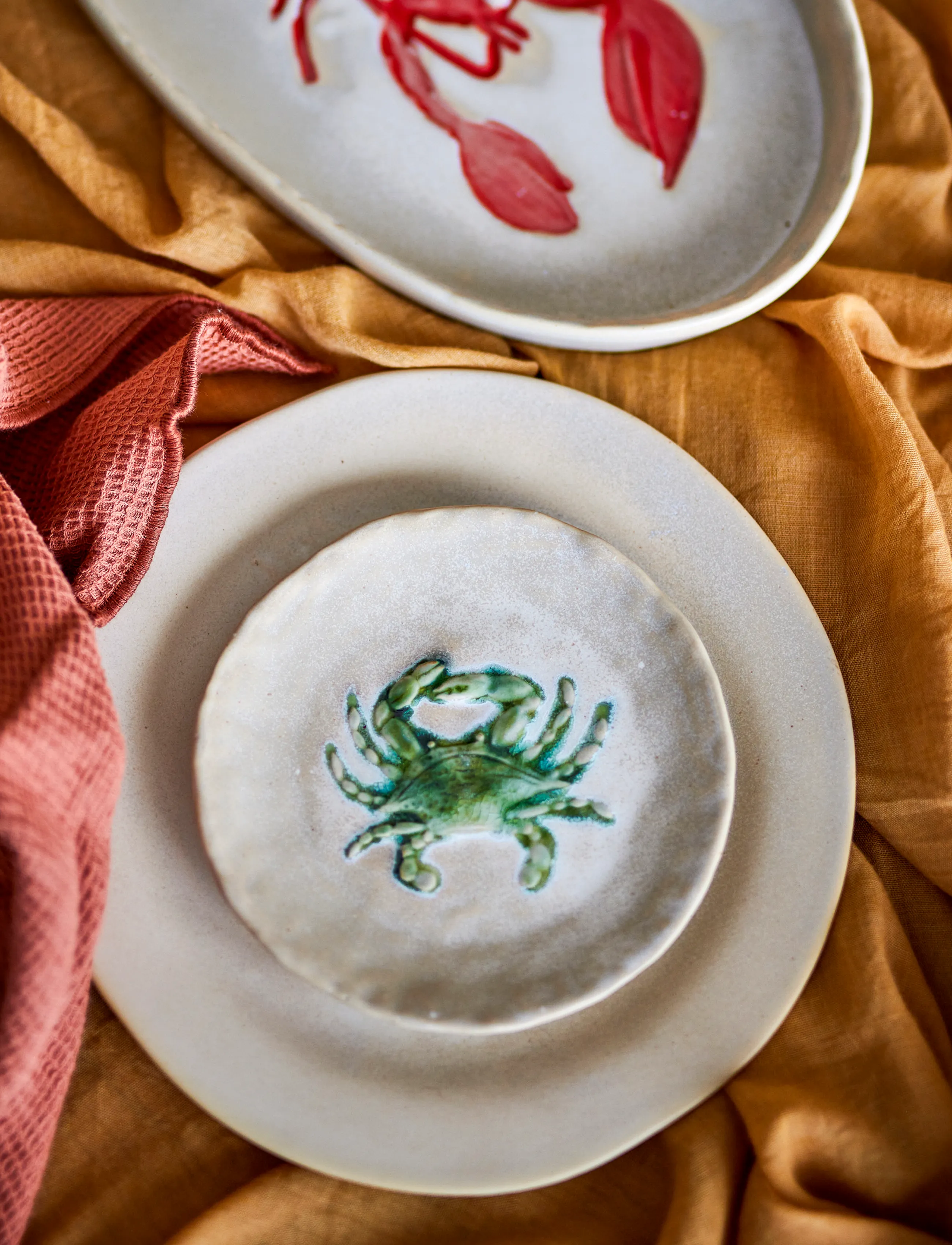 Bloomingville - Hadden Plate - green - 4
