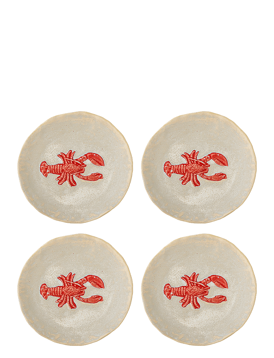 Bloomingville - Hadden Plate - väikesed taldrikud - red - 1