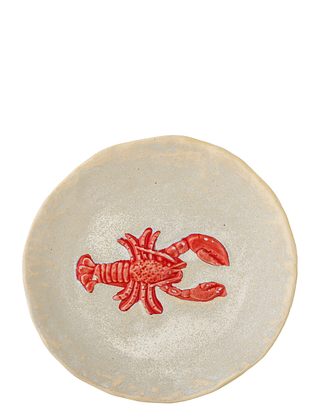 Bloomingville - Hadden Plate - red - 2