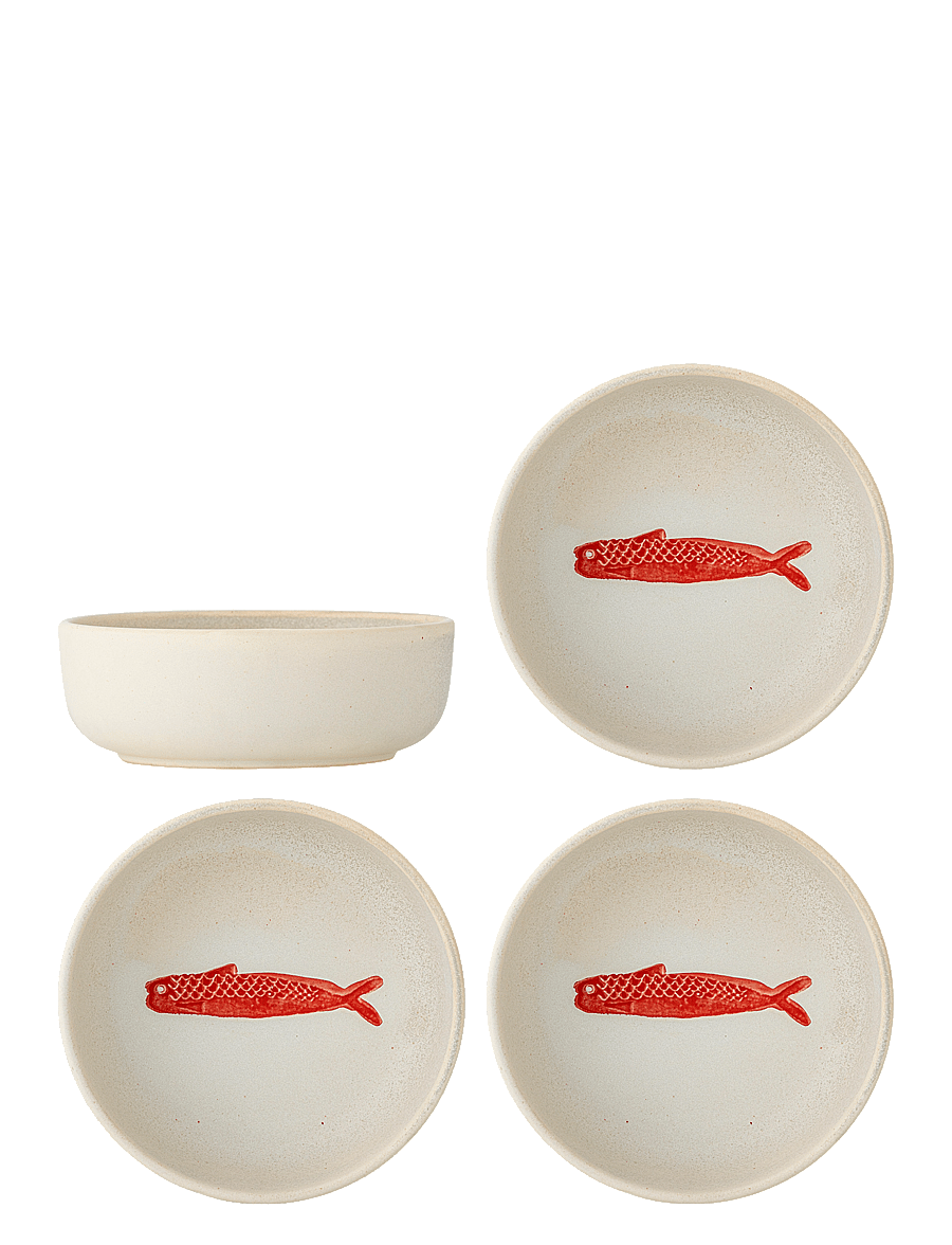 Bloomingville - Hadden Bowl - hommikusöögikausid - red - 1