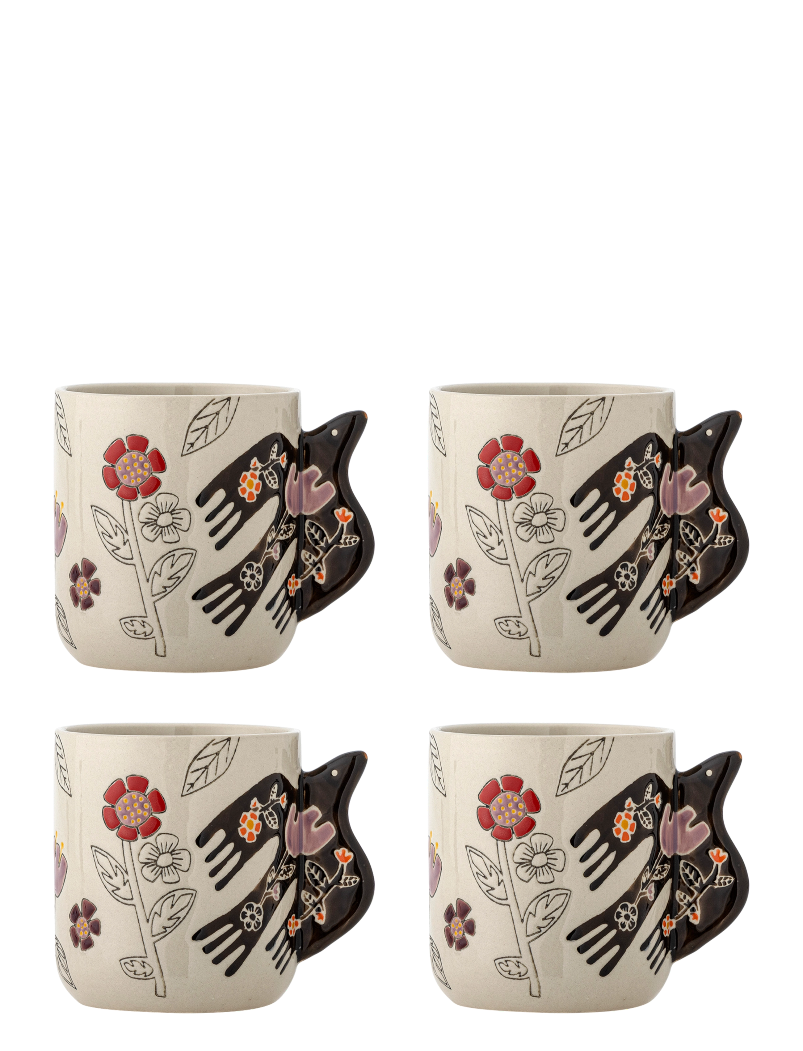 Bloomingville Vivielle Cup - Geschirr - MULTI-COLOURED / cream