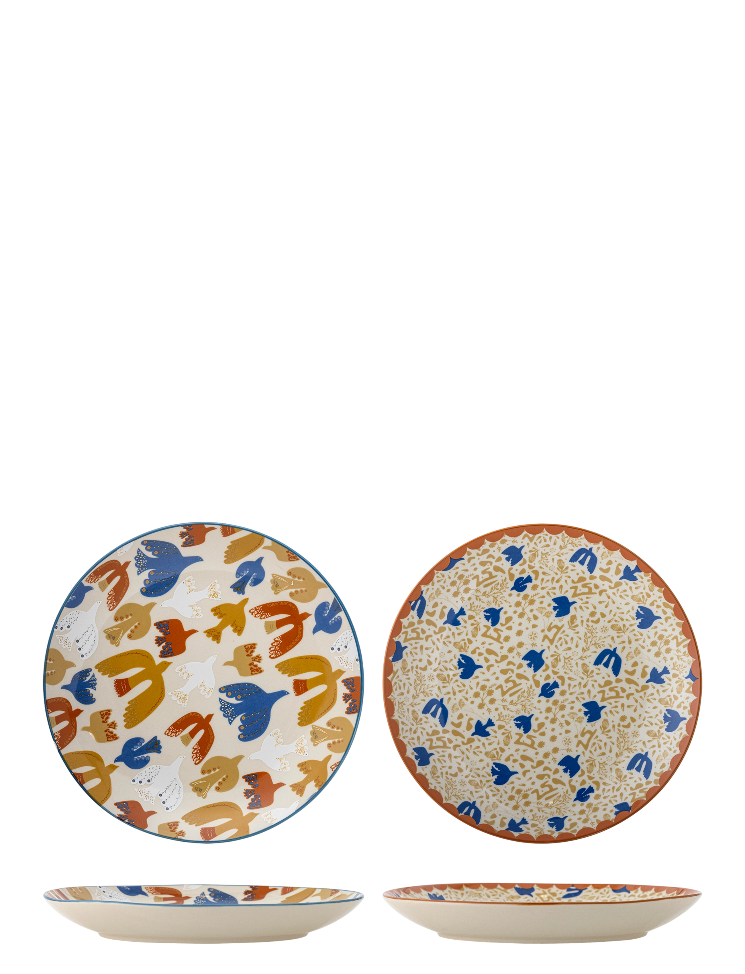 Bloomingville Anniversary Plate - Geschirr - MULTI-COLOURED / cream
