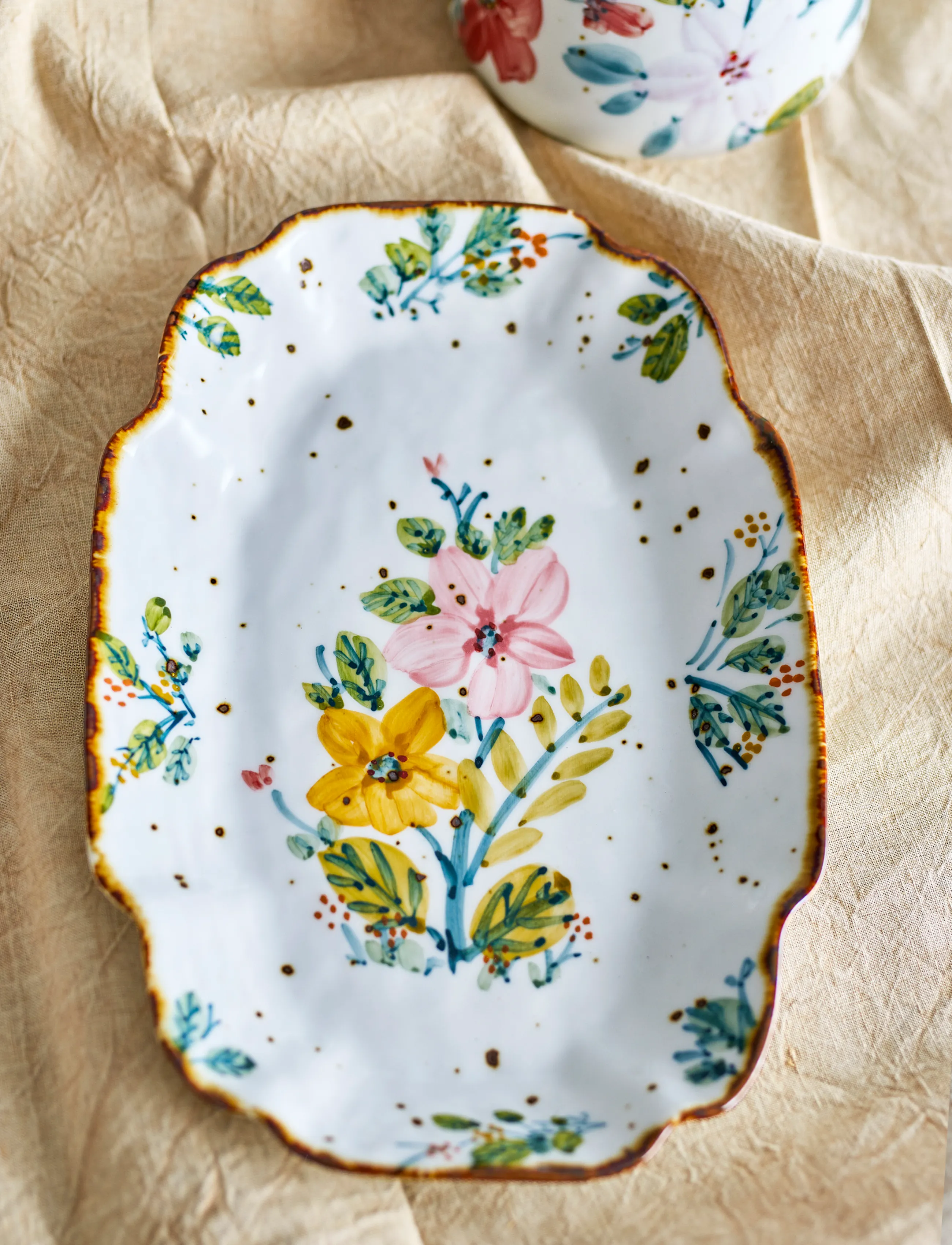 Bloomingville - Savina Serving Plate - multi-coloured - 5