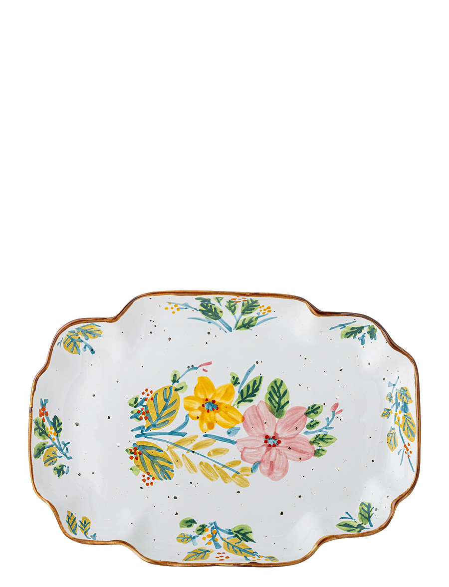 Bloomingville - Savina Serving Plate - vaagnad ja roogade serveerimisalused - multi-coloured - 3