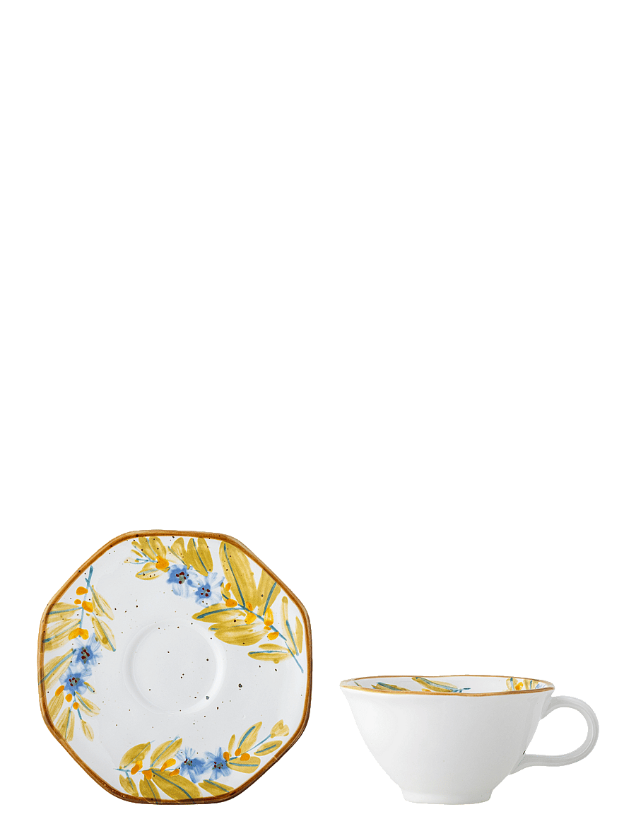 Bloomingville - Savina Cup w/Saucer - teetassid - multi-coloured - 2