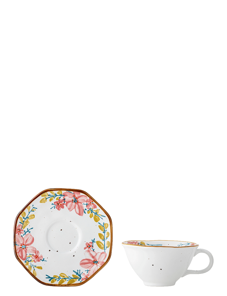 Bloomingville - Savina Cup w/Saucer - teetassid - multi-coloured - 2