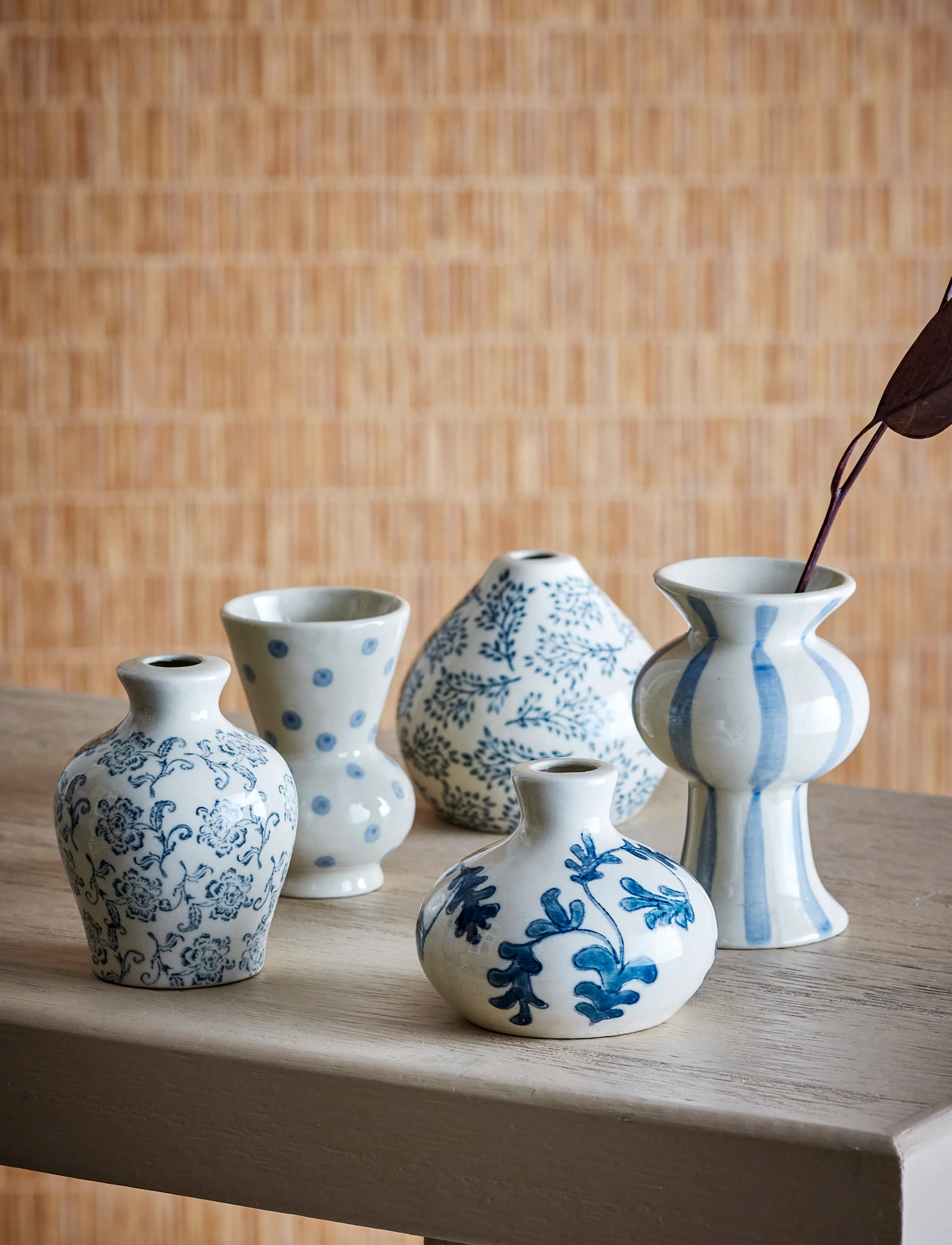 Bloomingville - Quinto Vase - blue - 2
