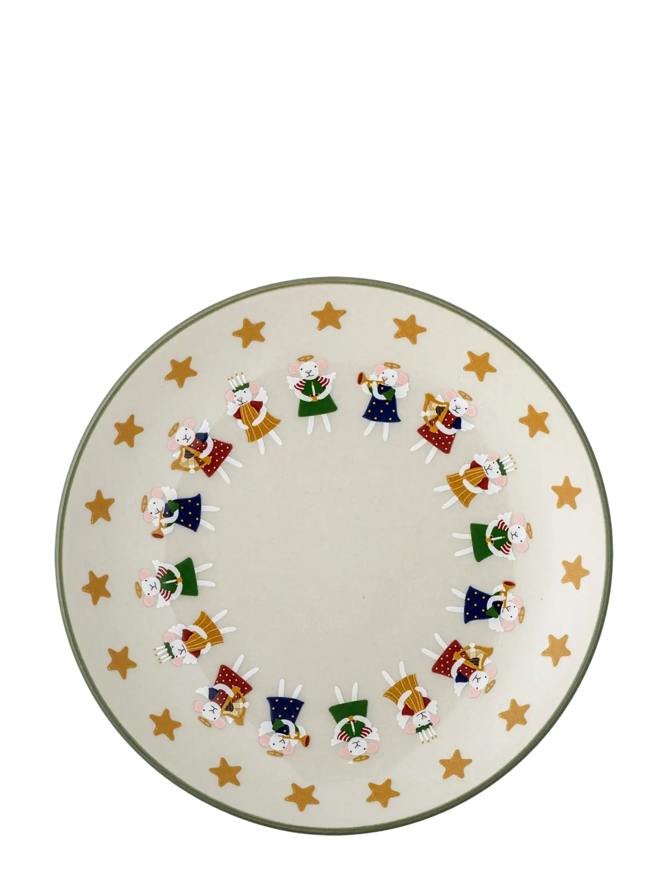 Bloomingville - Peo Plate - green - 3