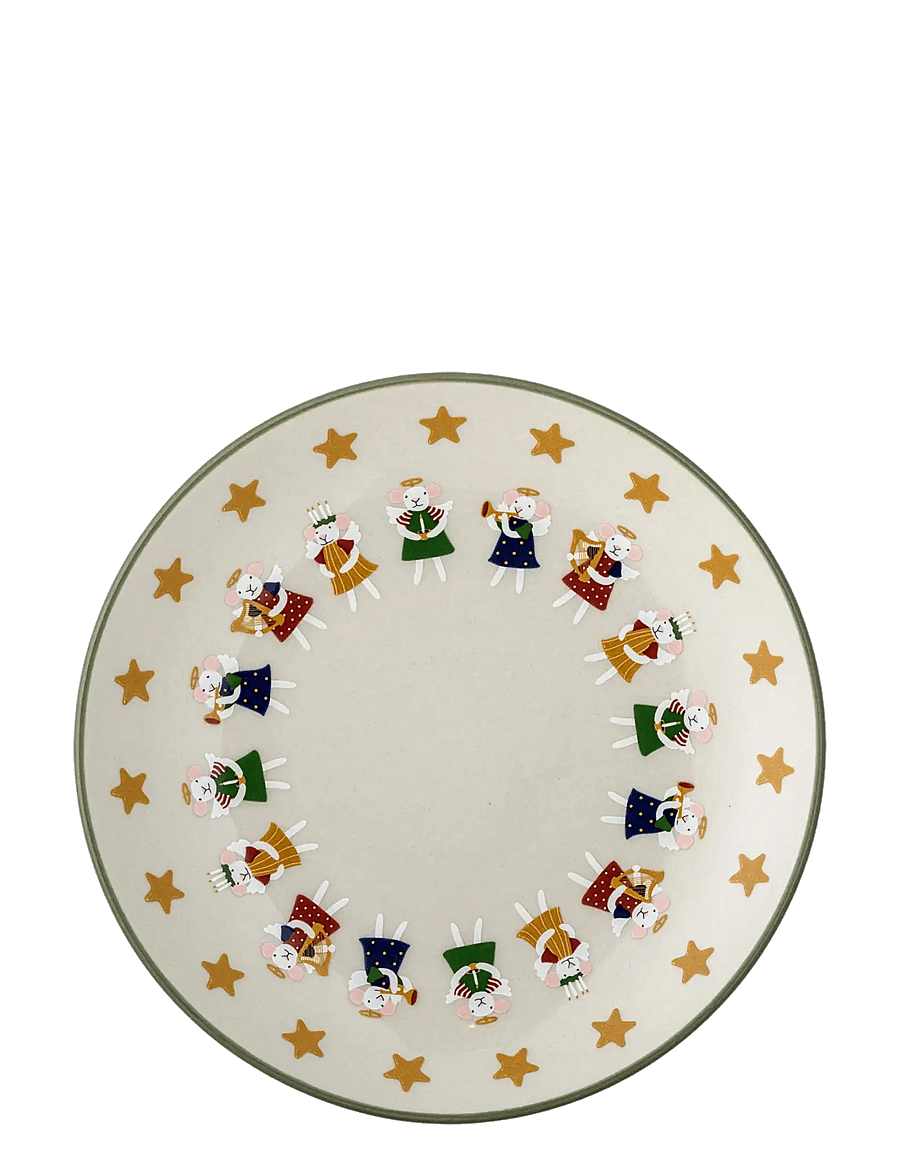 Bloomingville - Peo Plate - weihnachtsdekoration - green - 3