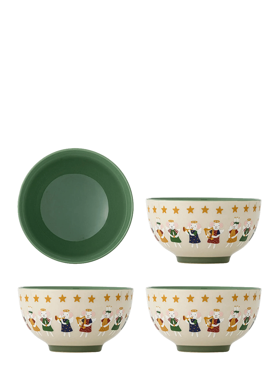 Bloomingville - Peo Bowl - weihnachtsdekoration - green - 1