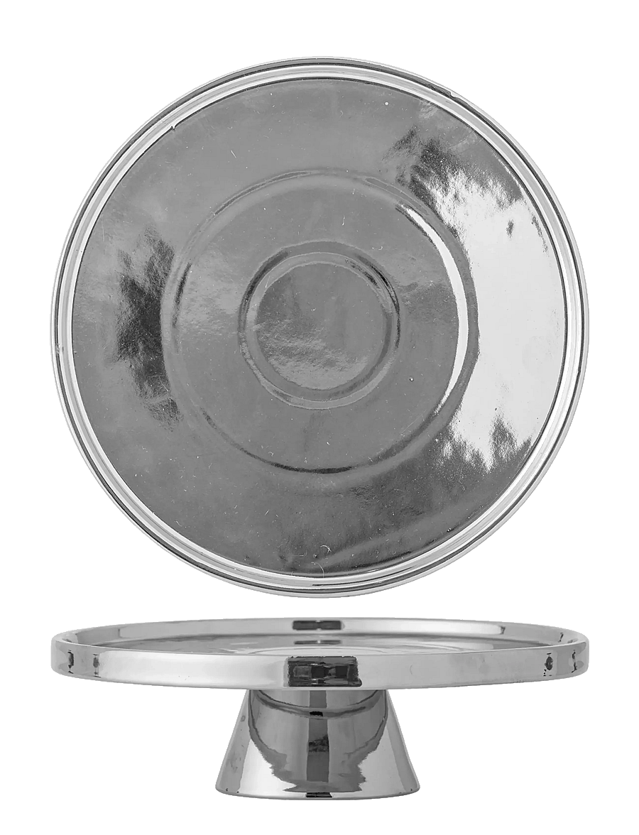 Bloomingville - Shine Cake Tray - weihnachts-tischgedecke - silver - 1