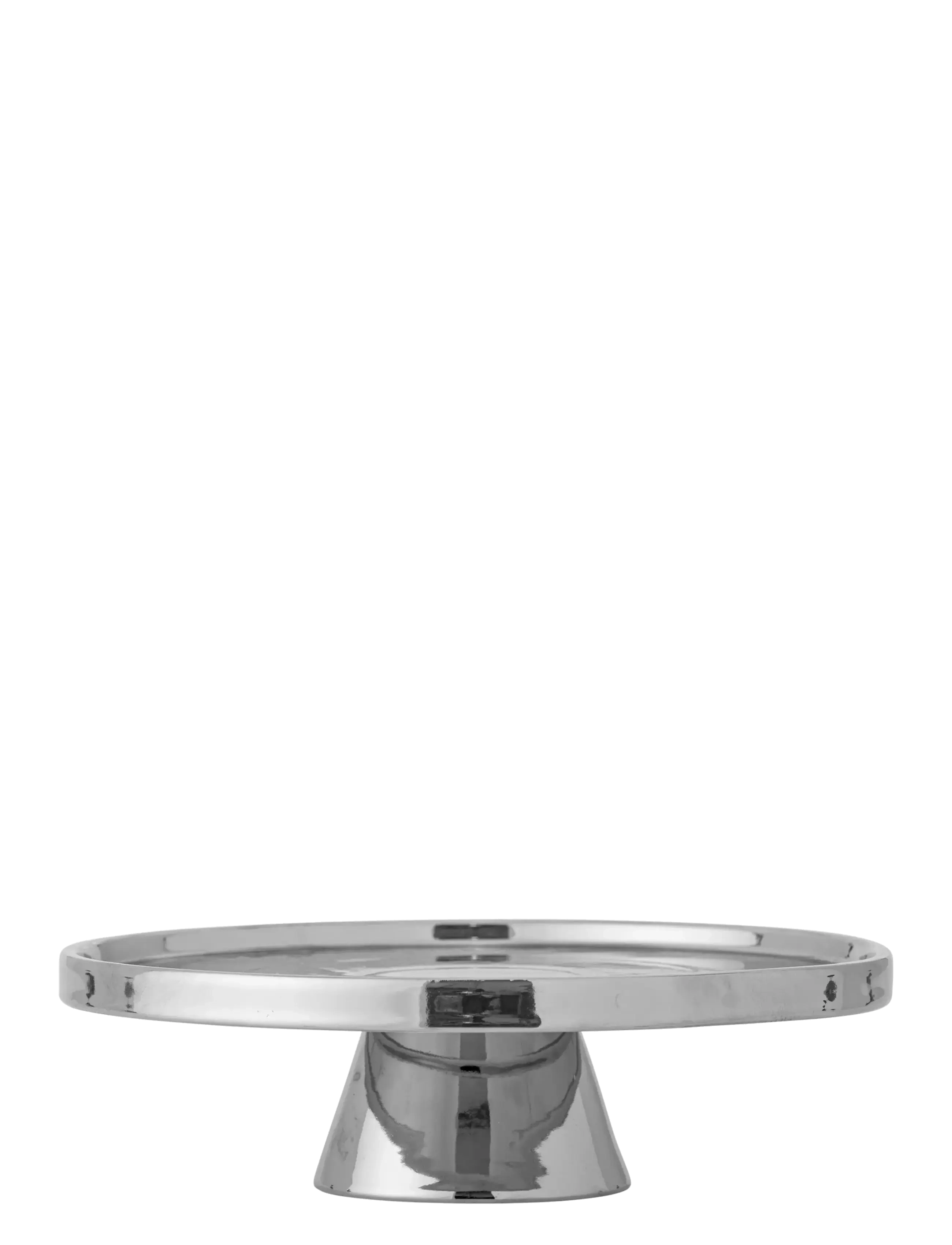 Bloomingville - Shine Cake Tray - christmas tableware - silver - 3