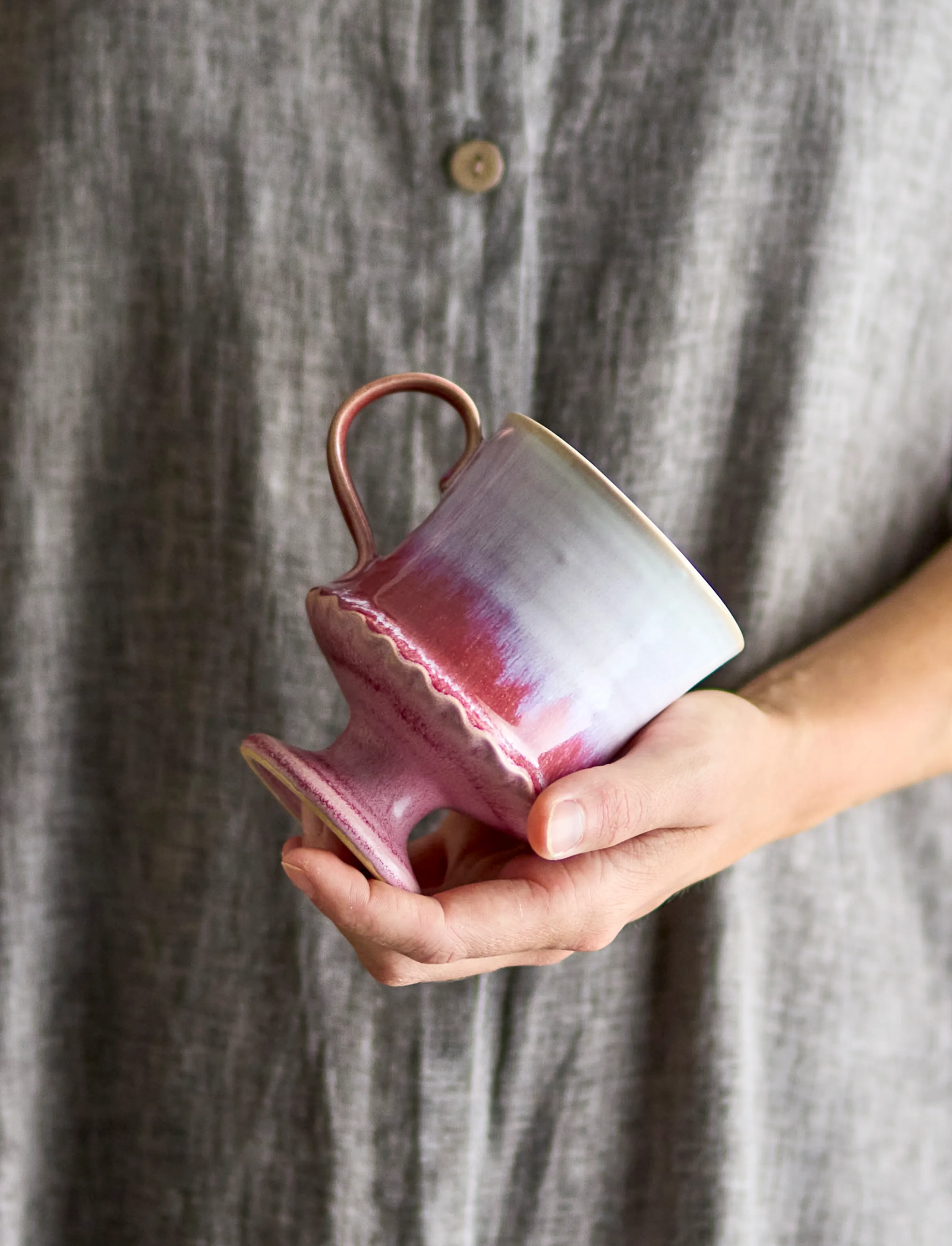 Bloomingville - Odile Mug - pink - 2