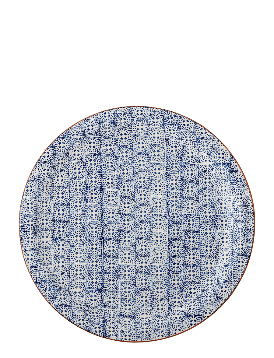 Bloomingville - Karine Serving Plate - vaagnad ja roogade serveerimisalused - blue - 1