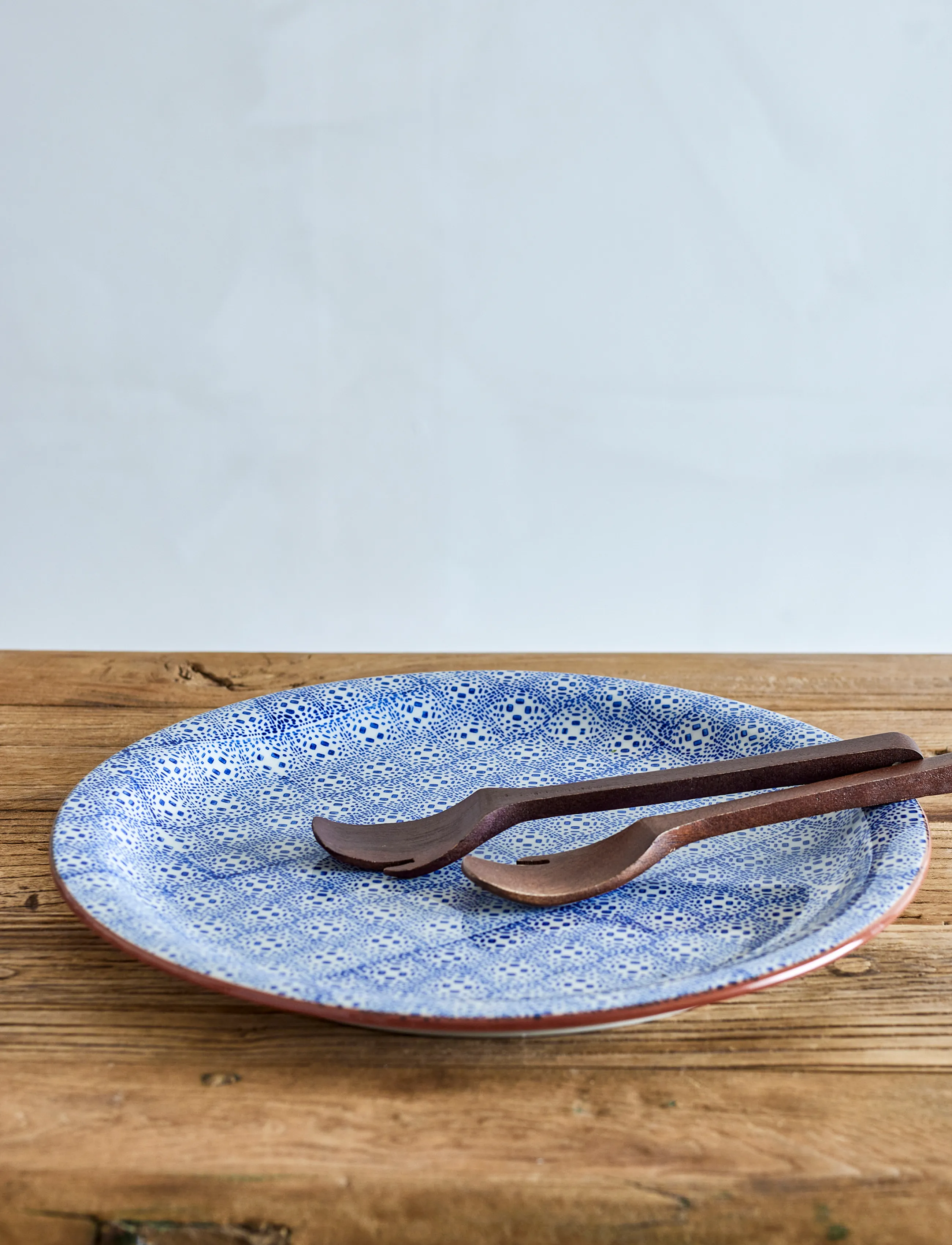 Bloomingville - Karine Serving Plate - blue - 5