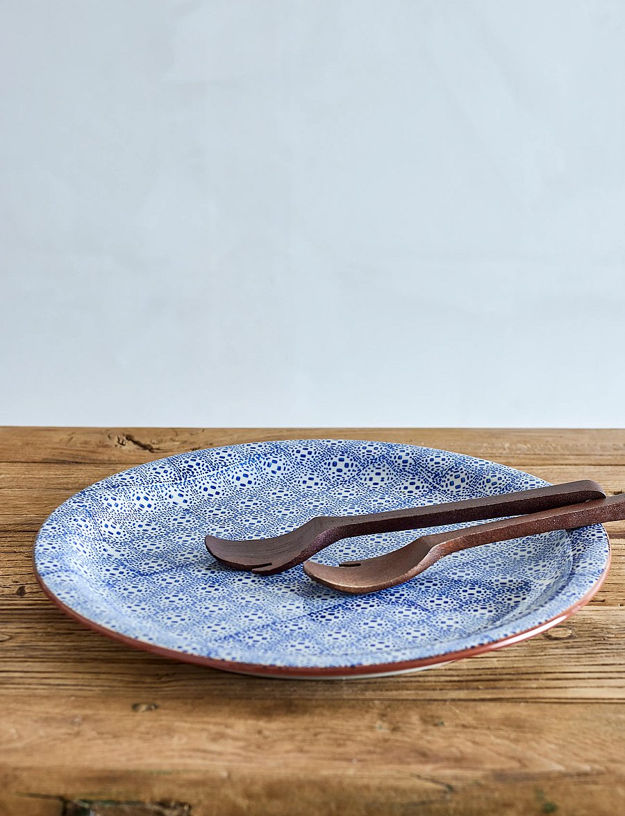 Bloomingville - Karine Serving Plate - vaagnad ja roogade serveerimisalused - blue - 5