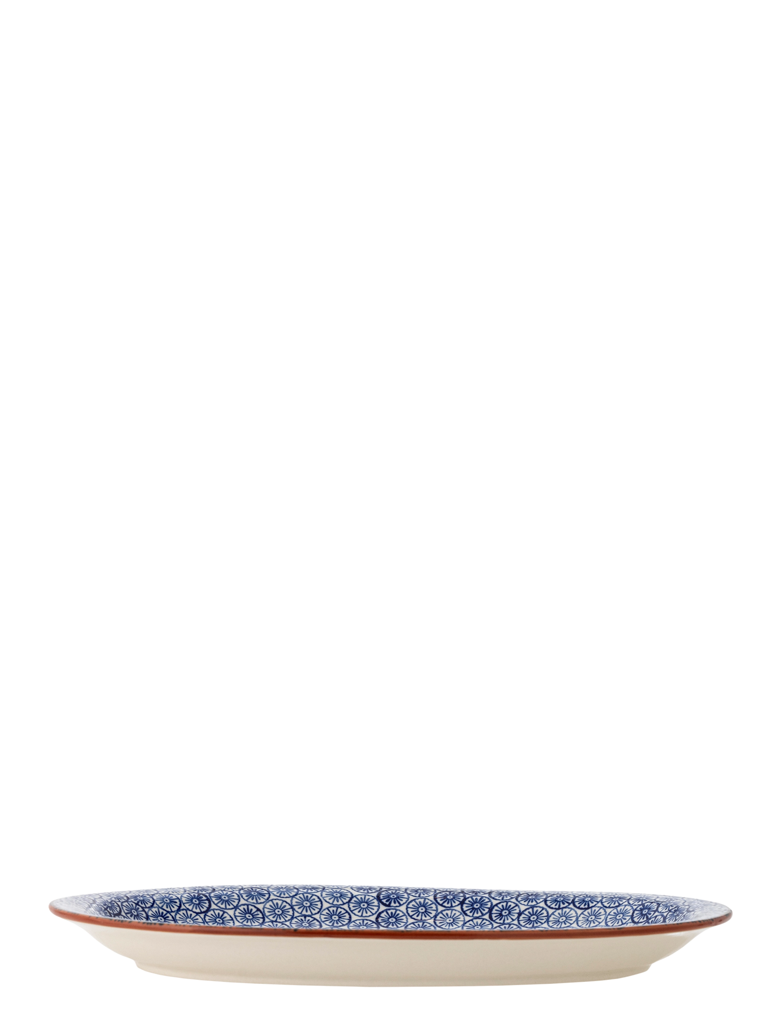Bloomingville - Karine Serving Plate - servierplatten - blue - 2