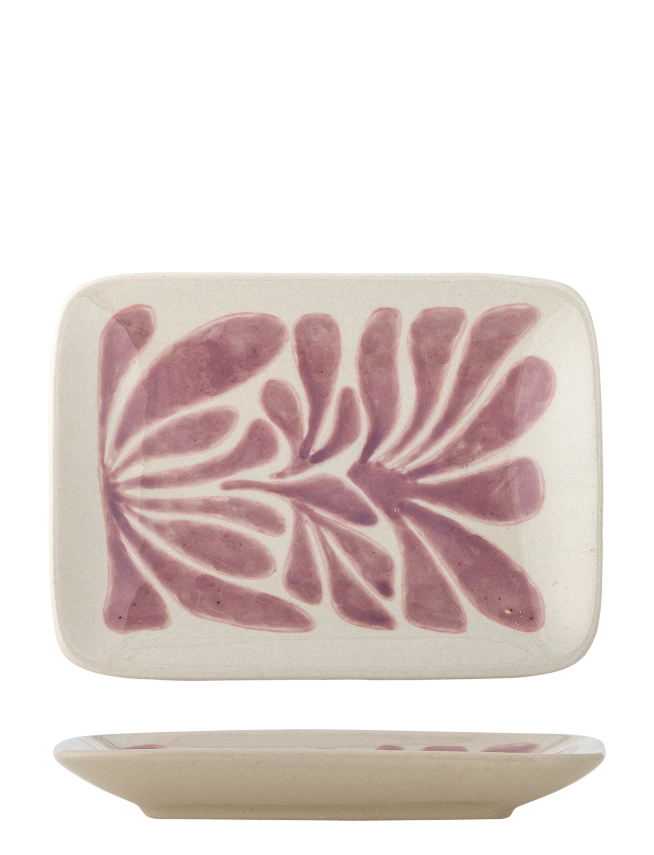 Bloomingville Fauni Plate - Geschirr - MULTI-COLOURED / pink/rose