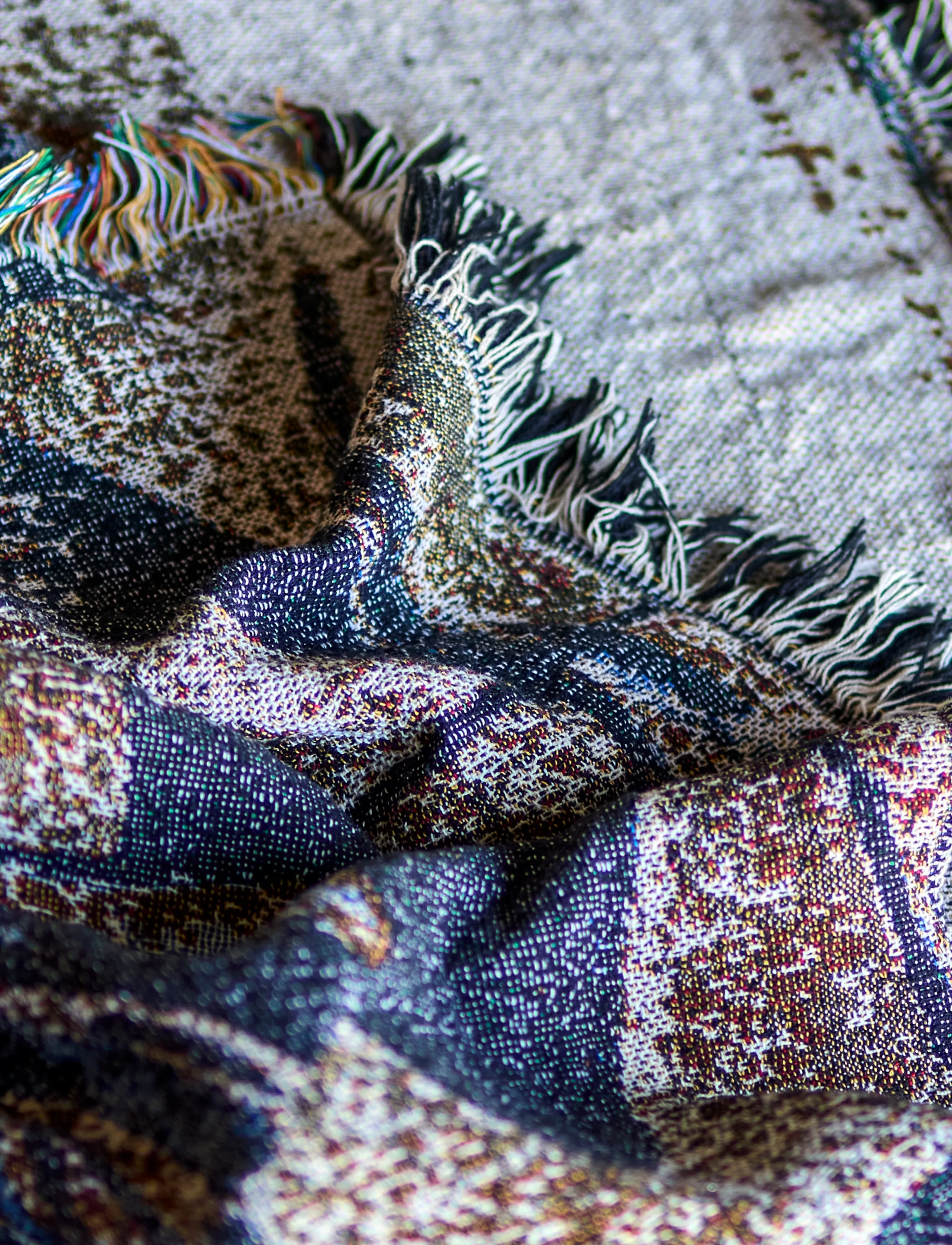 Bloomingville - Rahul Throw - multi-coloured - 4
