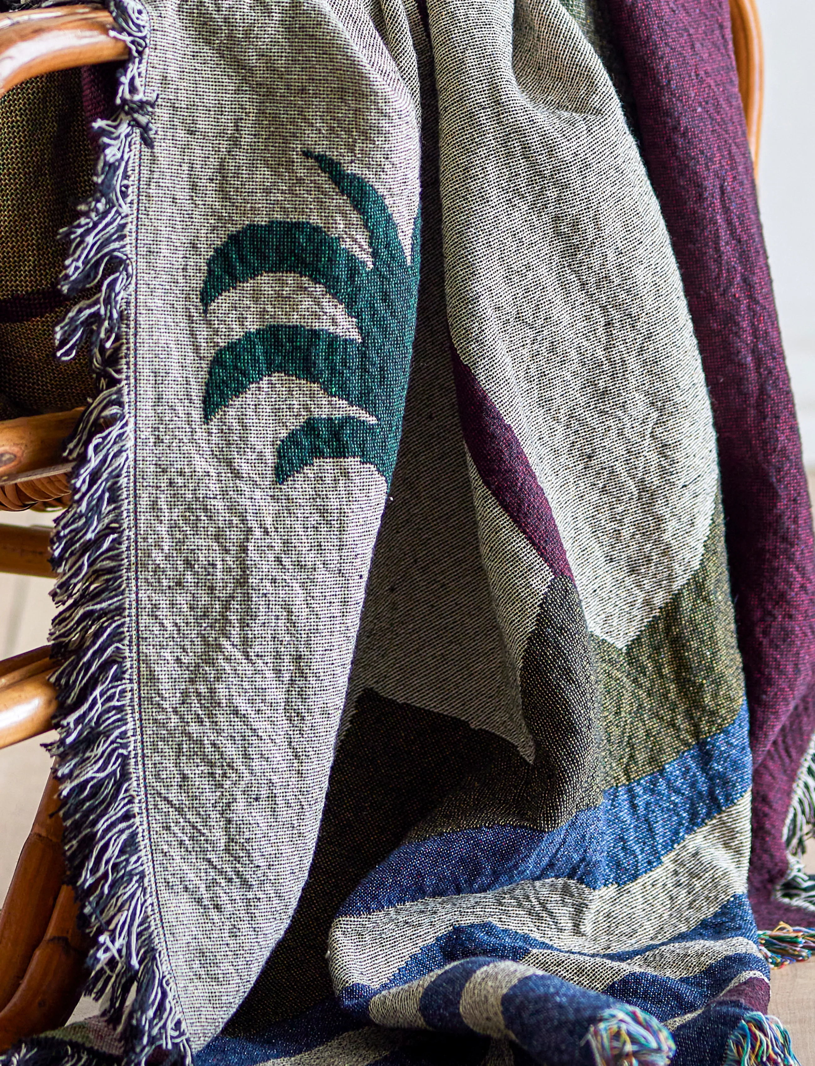 Bloomingville - Vinay Throw - multi-coloured - 3