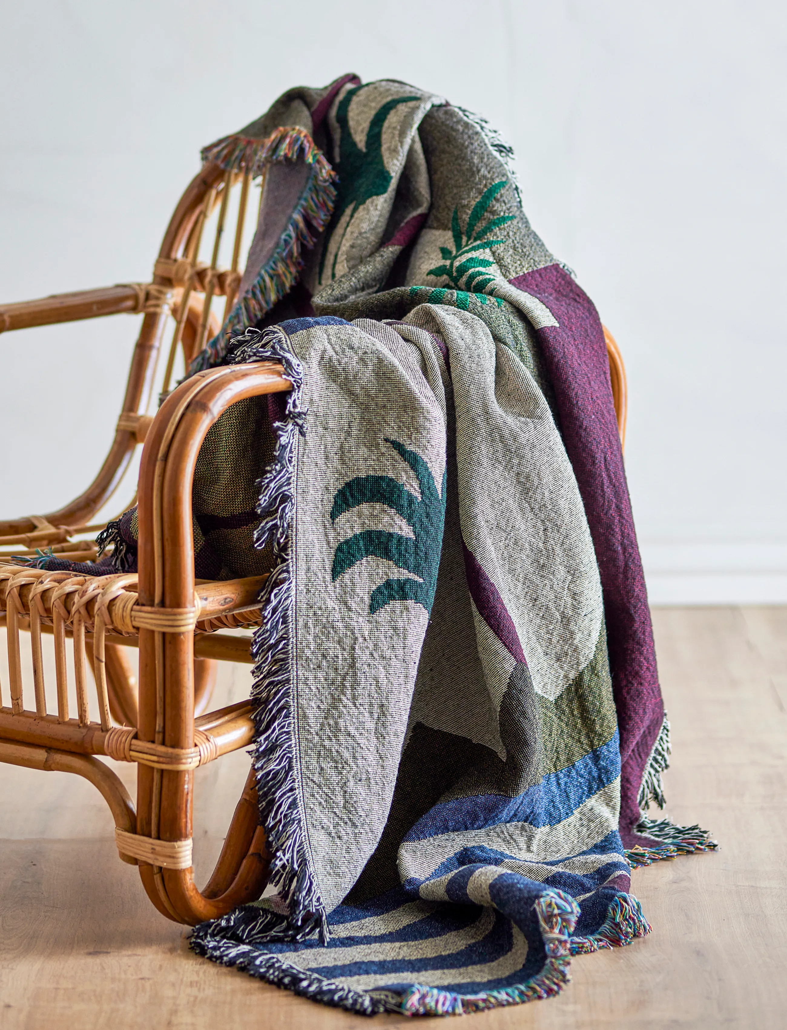 Bloomingville - Vinay Throw - multi-coloured - 4