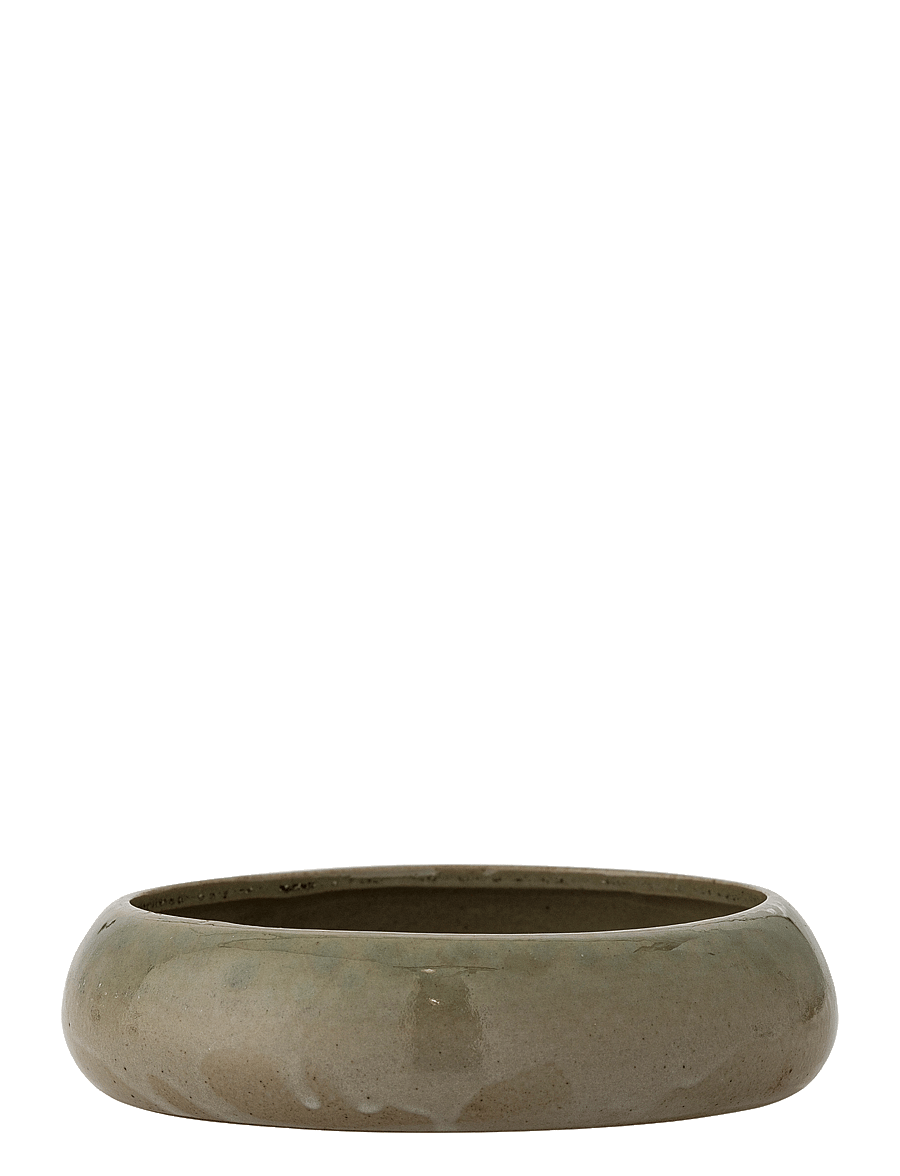 Bloomingville - Imke Flowerpot w/Saucer - lillepotid - green - 2