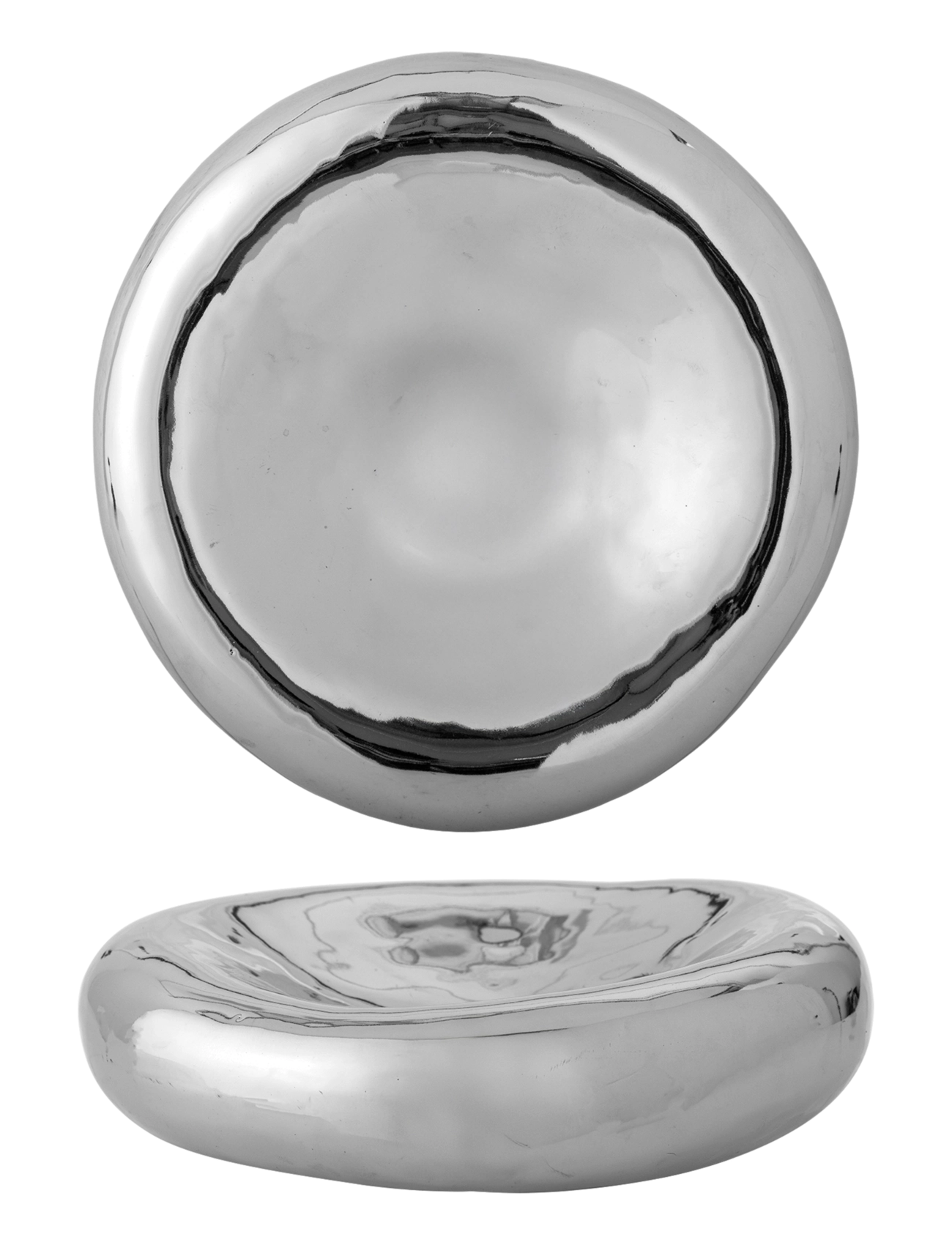 Bloomingville Shine Bowl - Geschirr - SILVER / silver