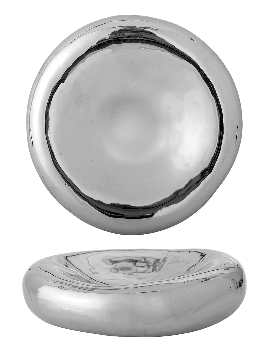 Bloomingville - Shine Bowl - serviravimo dubenėliai - silver - 1