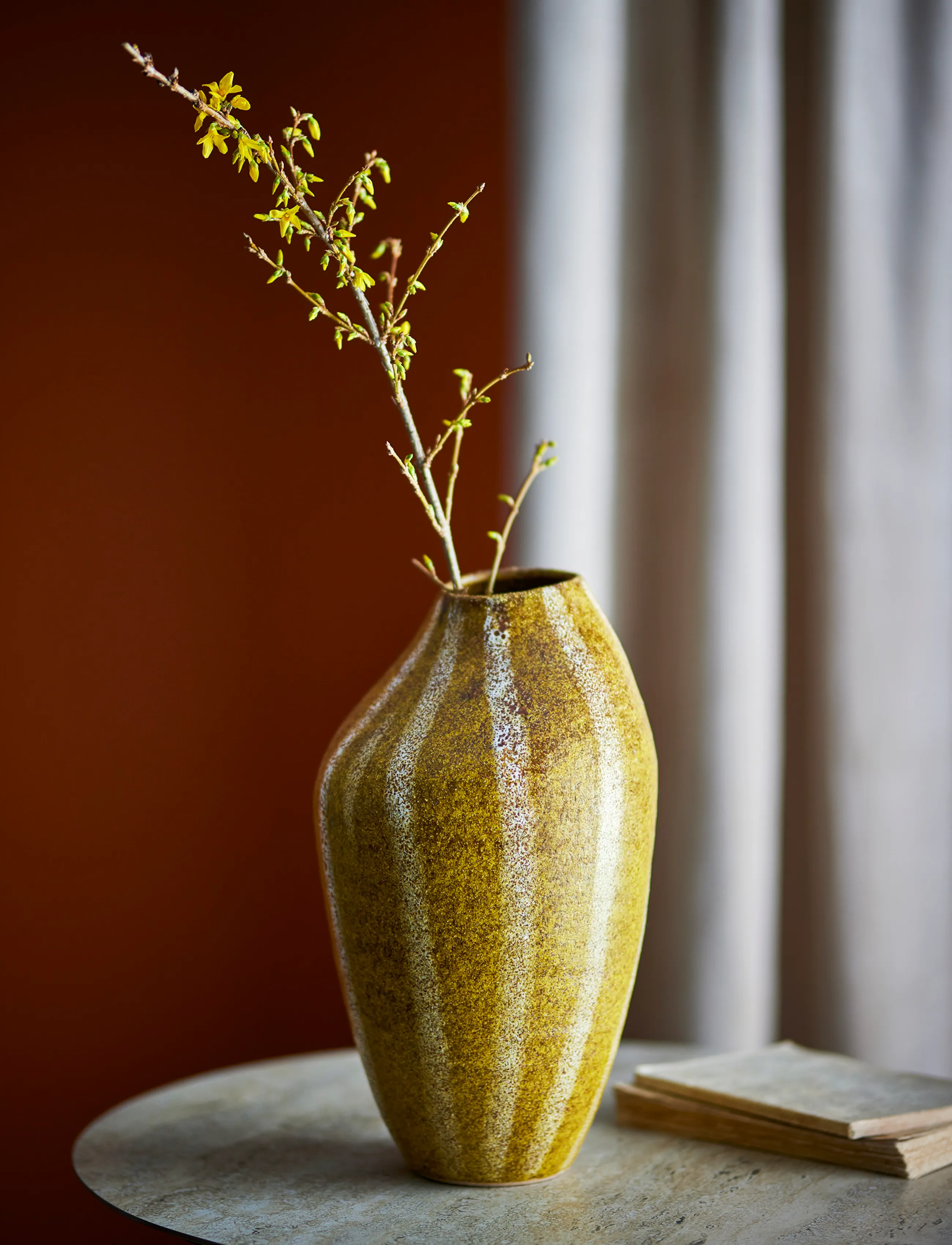 Bloomingville - Abella Vase - vaser - yellow - 4