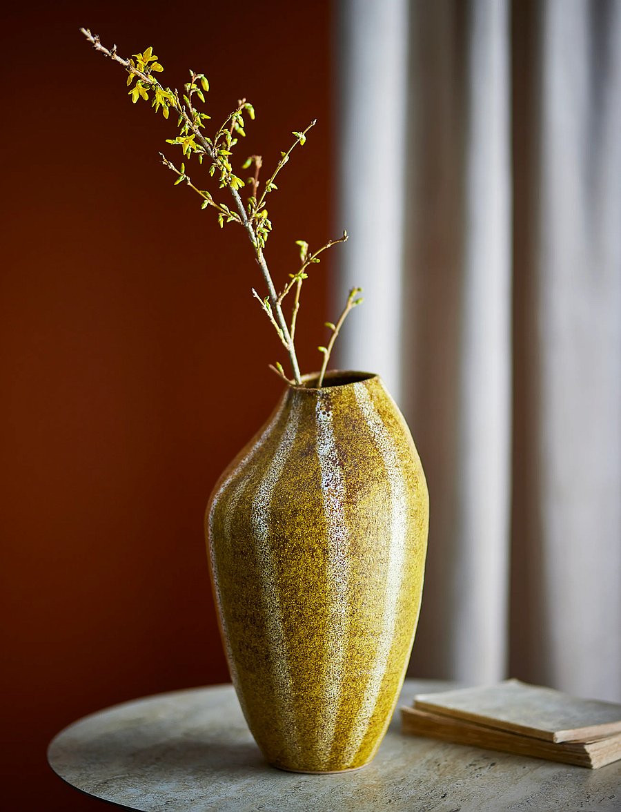 Bloomingville - Abella Vase - maljakot - yellow - 4