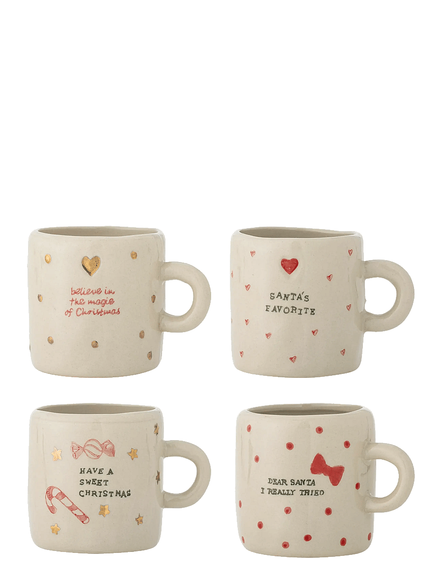 Bloomingville - Christy Cup, Multipack - kaffetassen - cream - 0