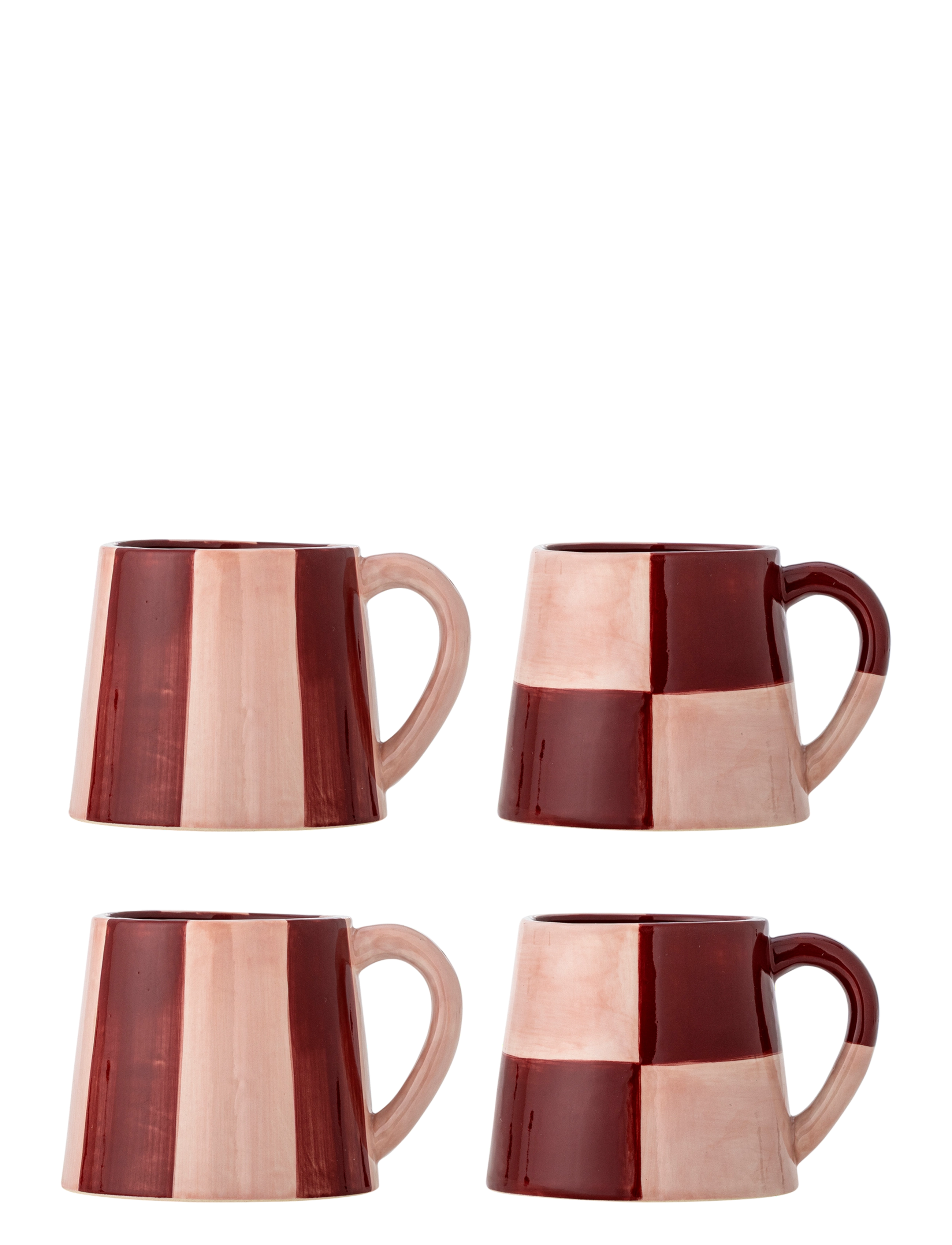 Bloomingville Floki Mug - Geschirr - PINK / burgundy
