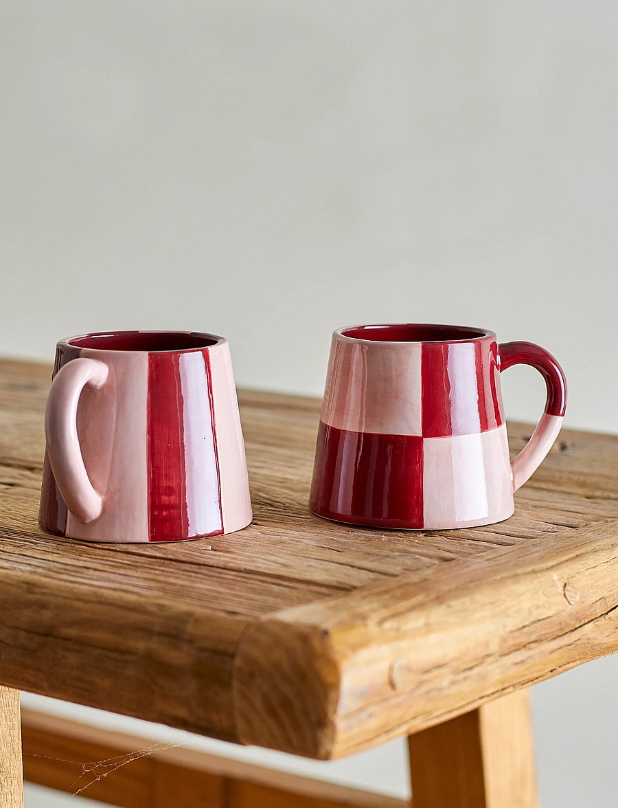 Bloomingville - Floki Mug - kaffekopper - pink - 0