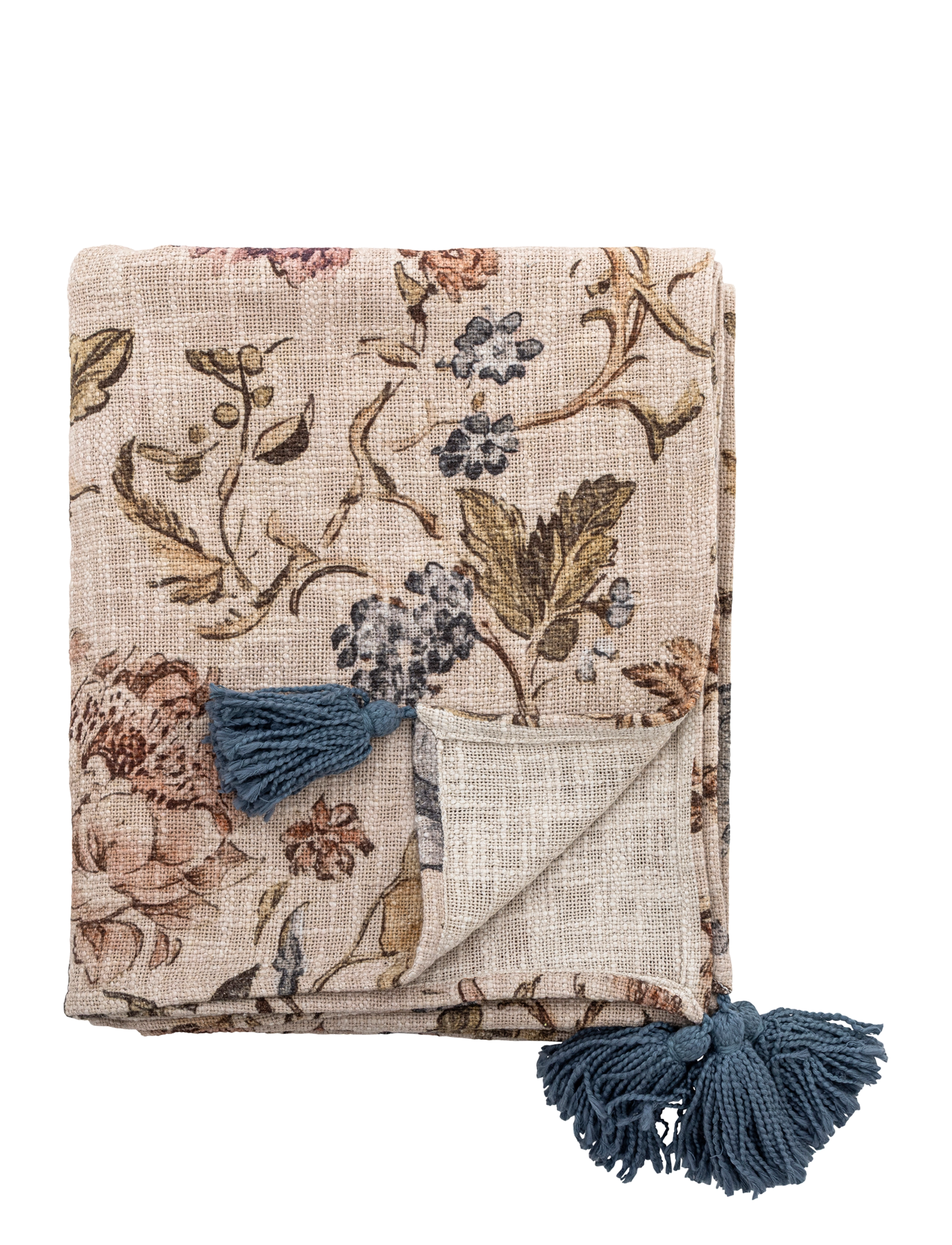 Bloomingville Yoti Throw - Textilier - MULTI-COLOURED / blue