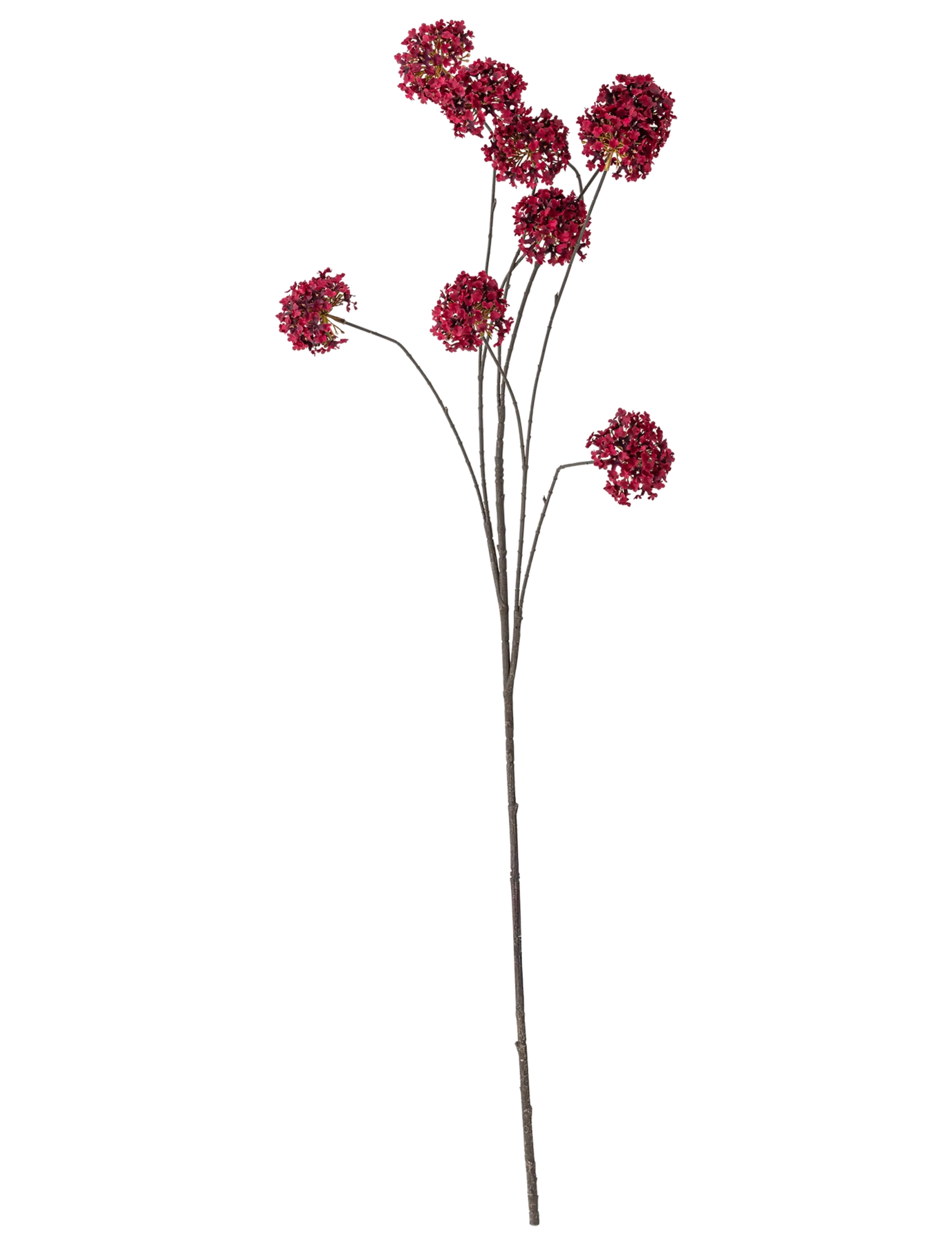 Bloomingville Hydrangea Stem - Kunstbloemen en -planten - RED / red