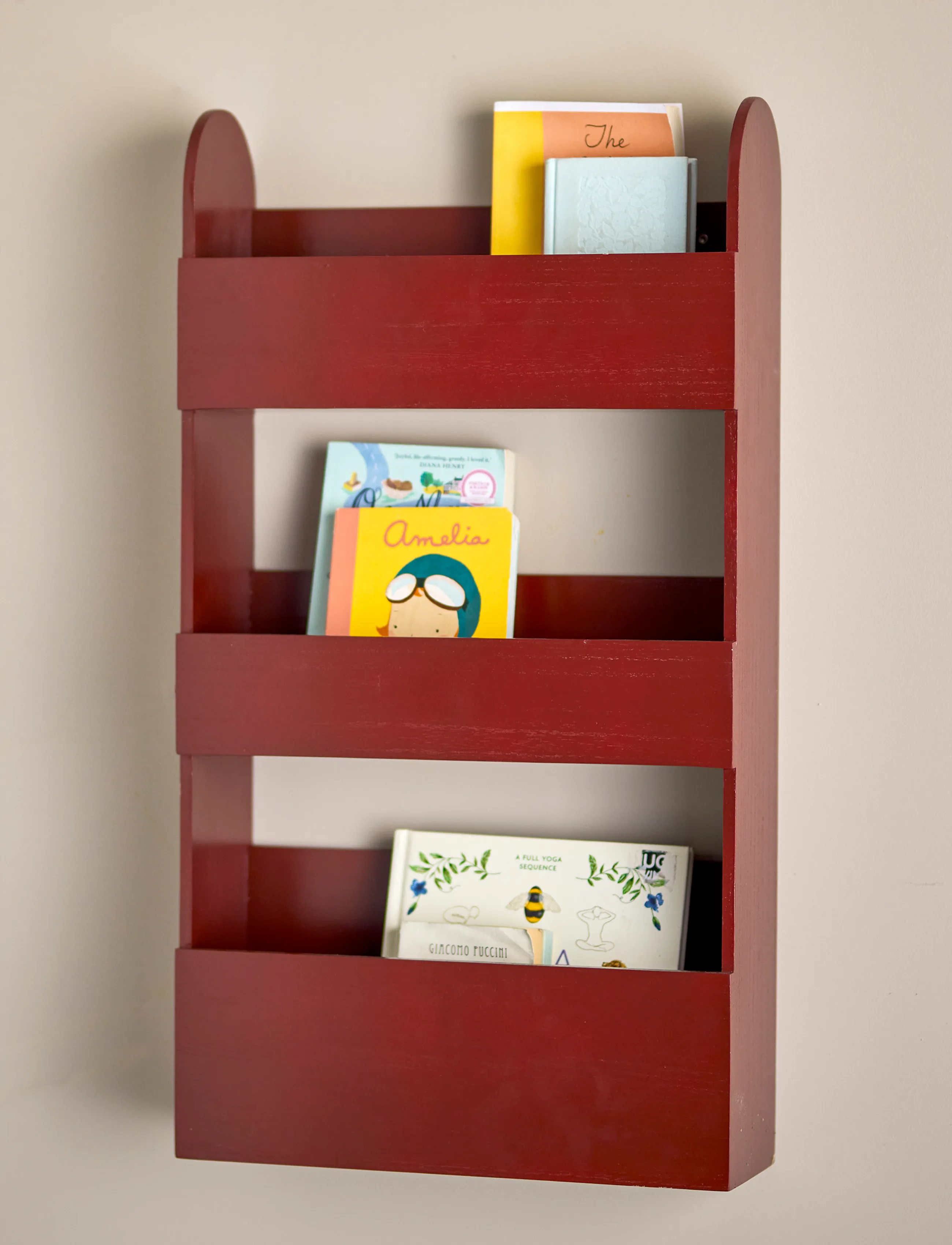 Bloomingville - Moris Shelf - riiulid - red - 0