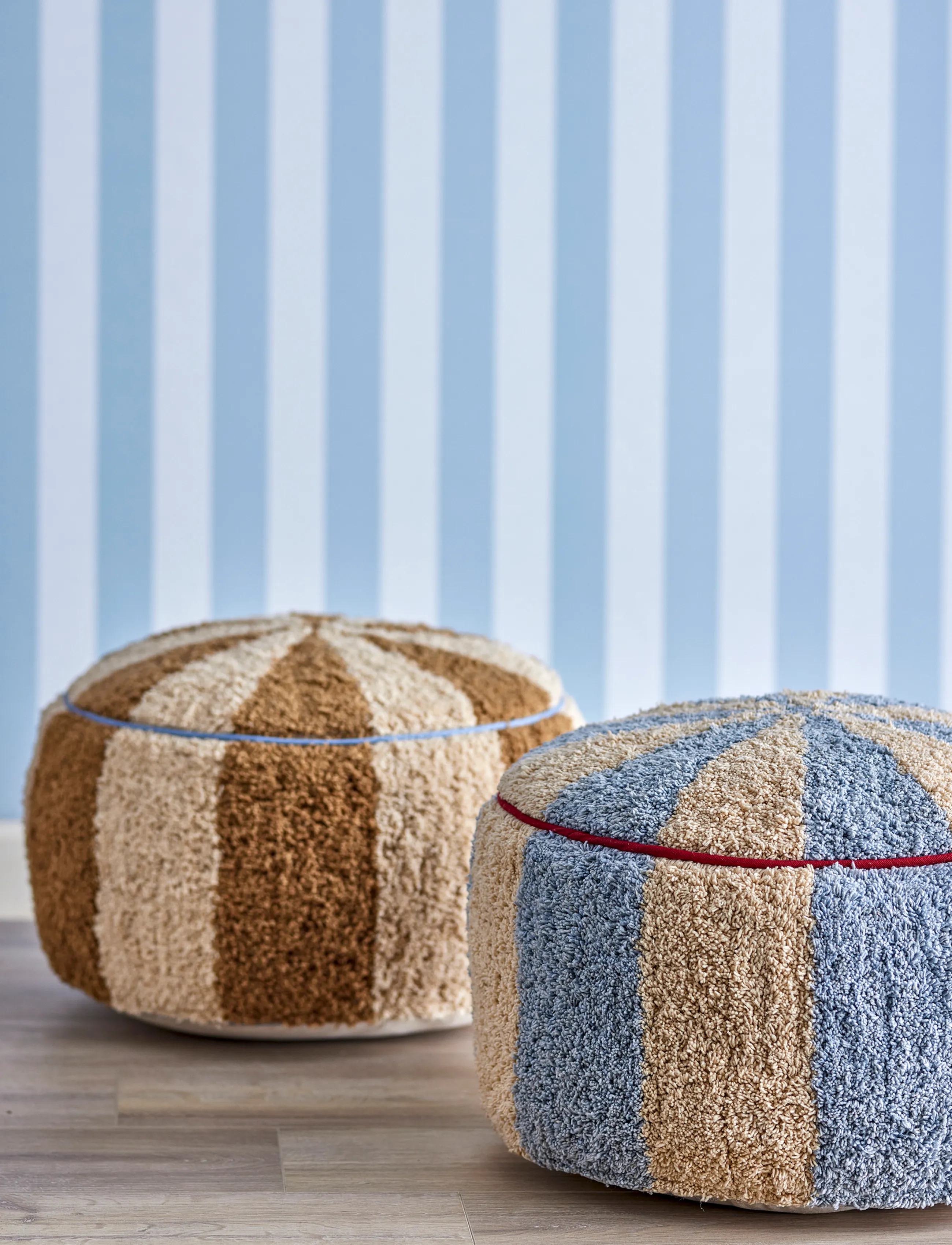 Bloomingville - Charoline Pouf - pouffes & armchairs - multi-coloured - 0