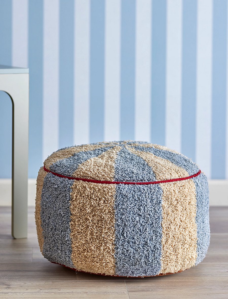 Bloomingville - Charoline Pouf - poufs & lehnstühle - multi-coloured - 2